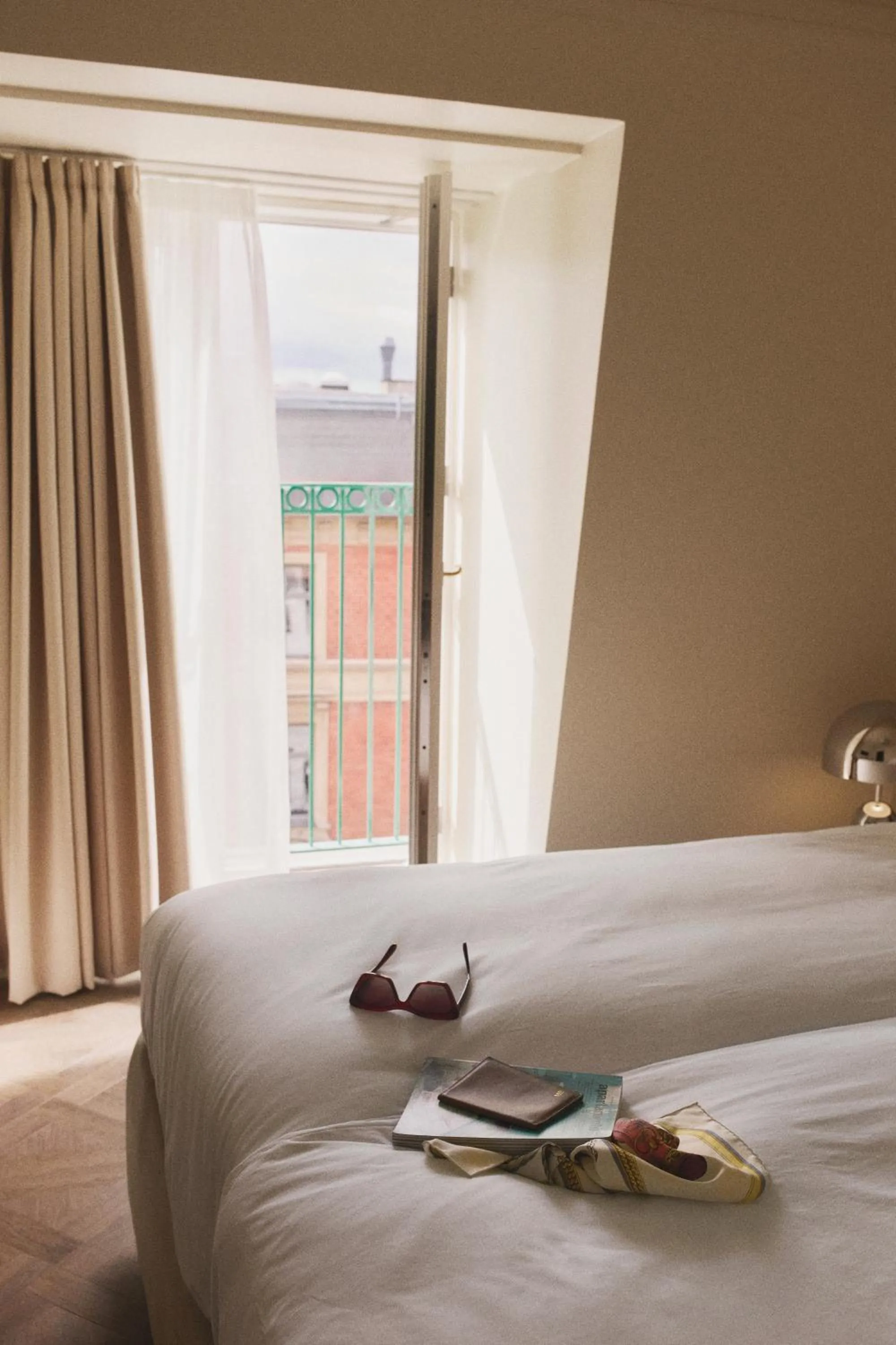 Bed in Hotel Kong Frederik