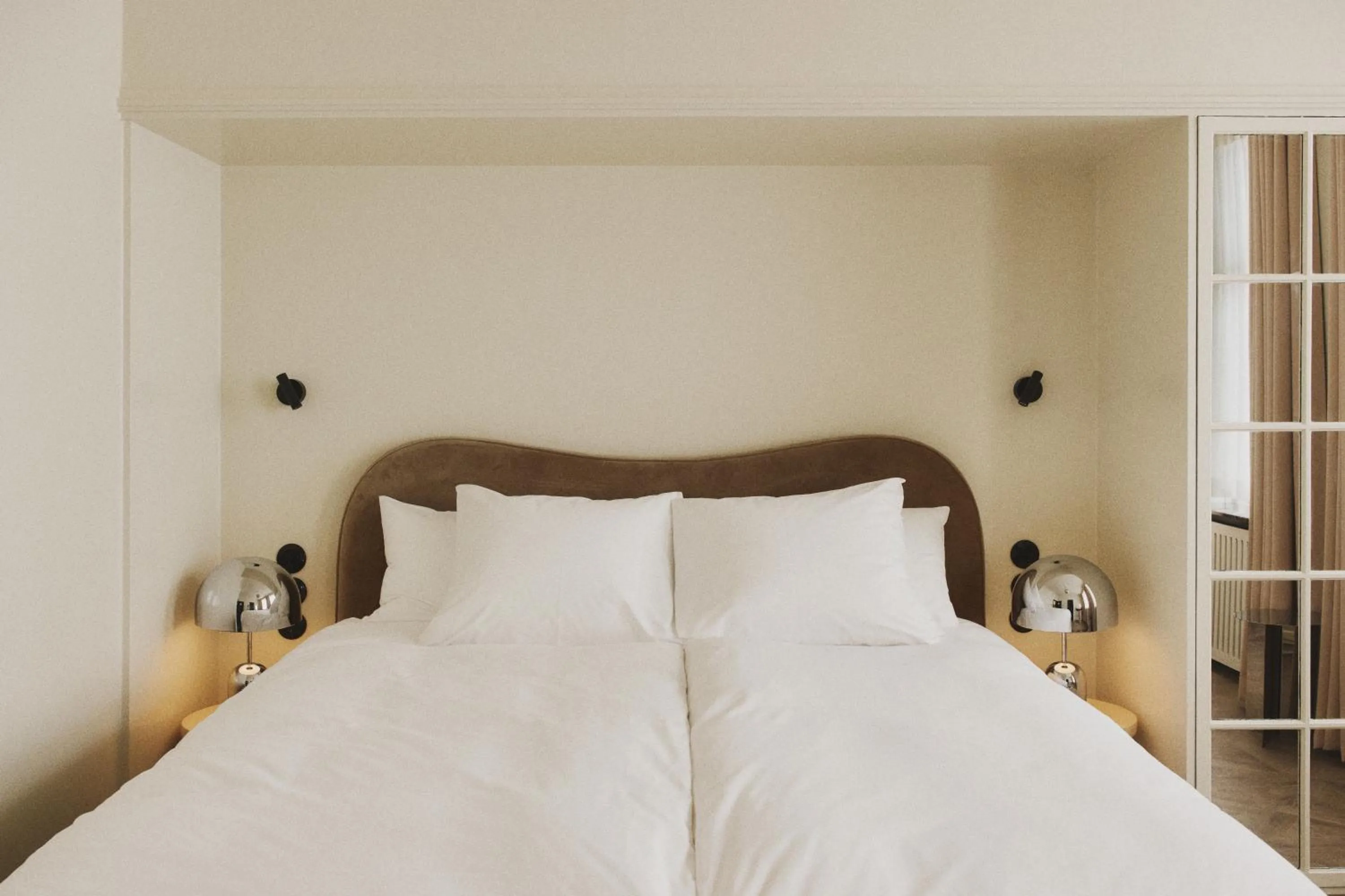 Bed in Hotel Kong Frederik