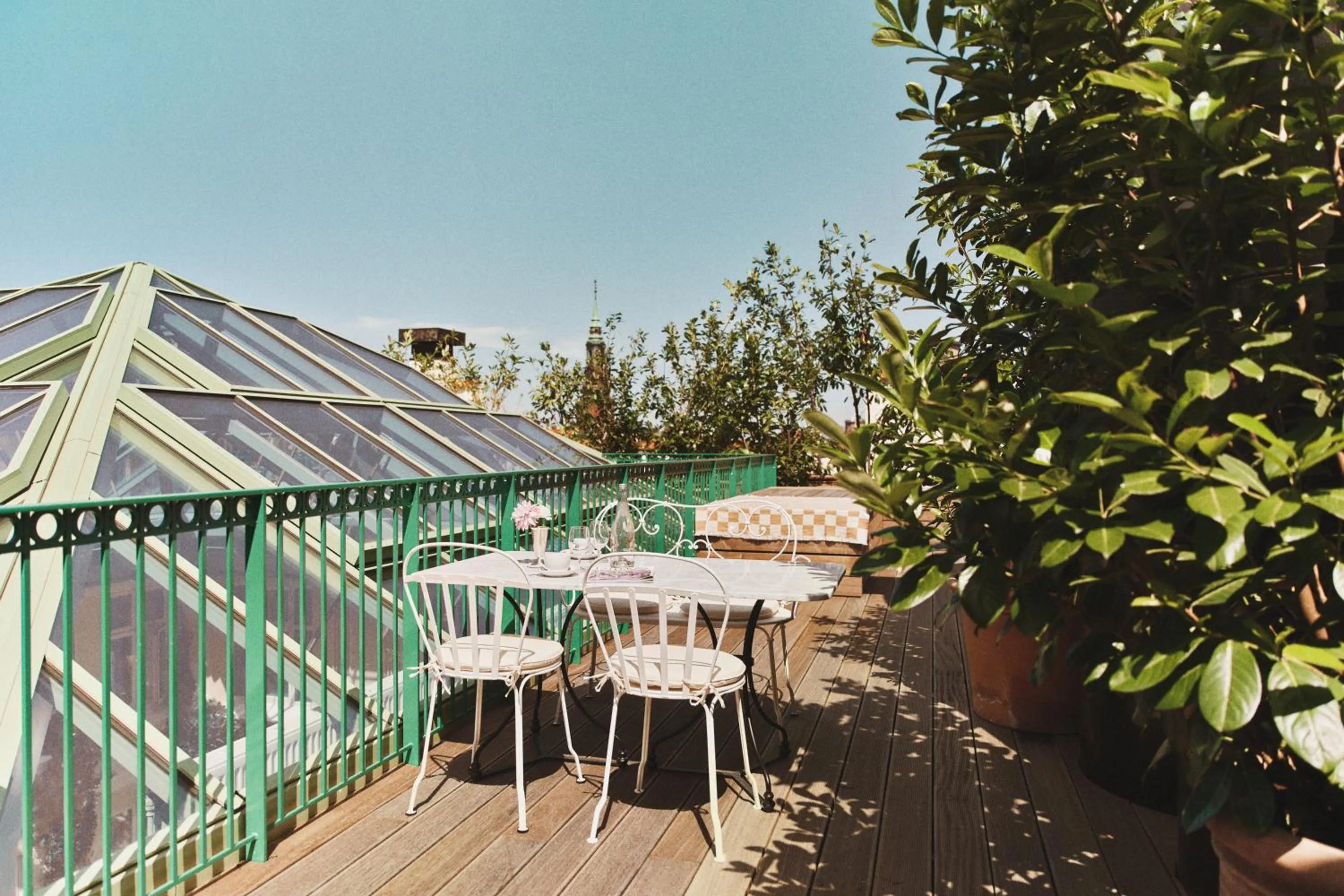 Balcony/Terrace in Hotel Kong Frederik