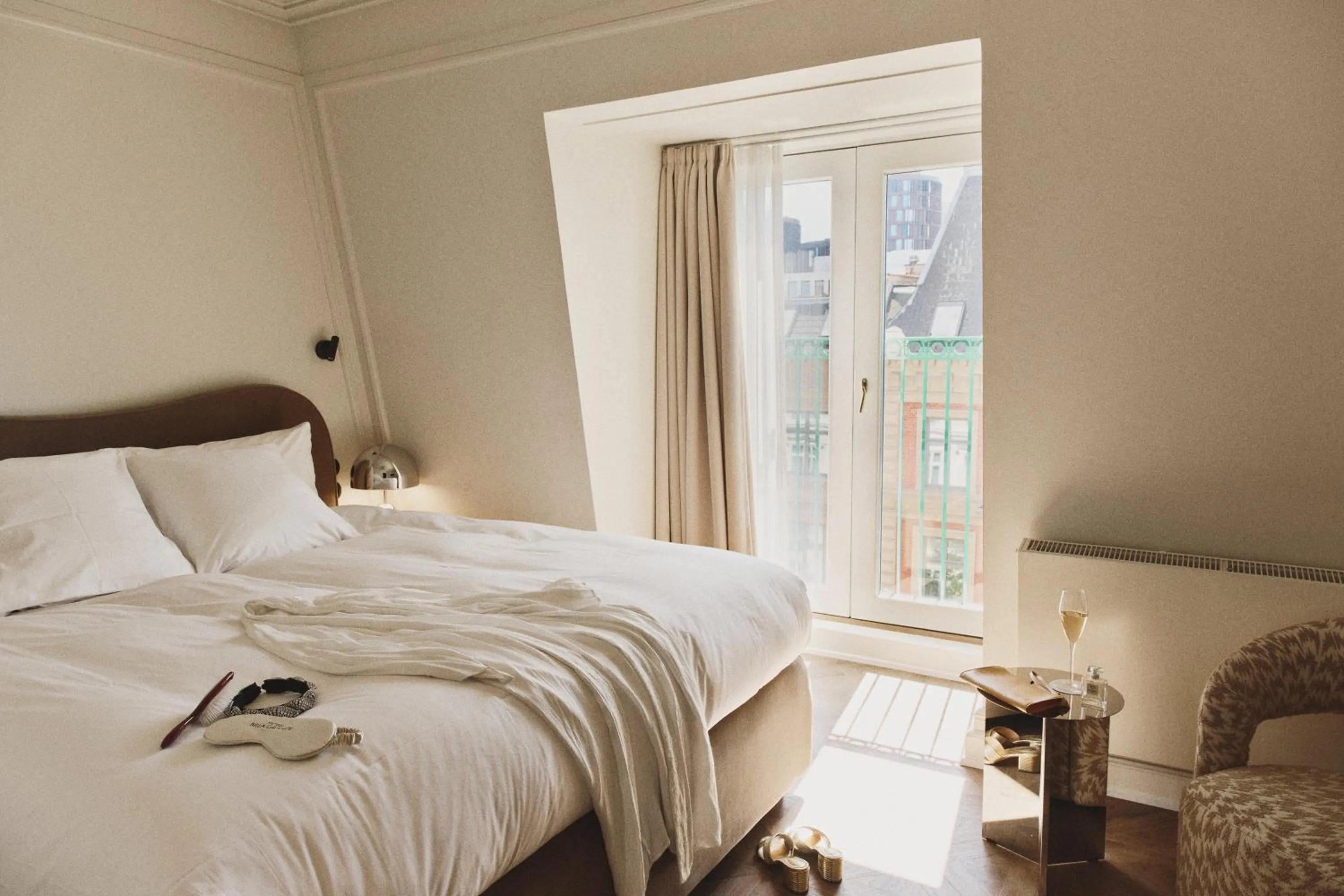 Bedroom, Bed in Hotel Kong Frederik