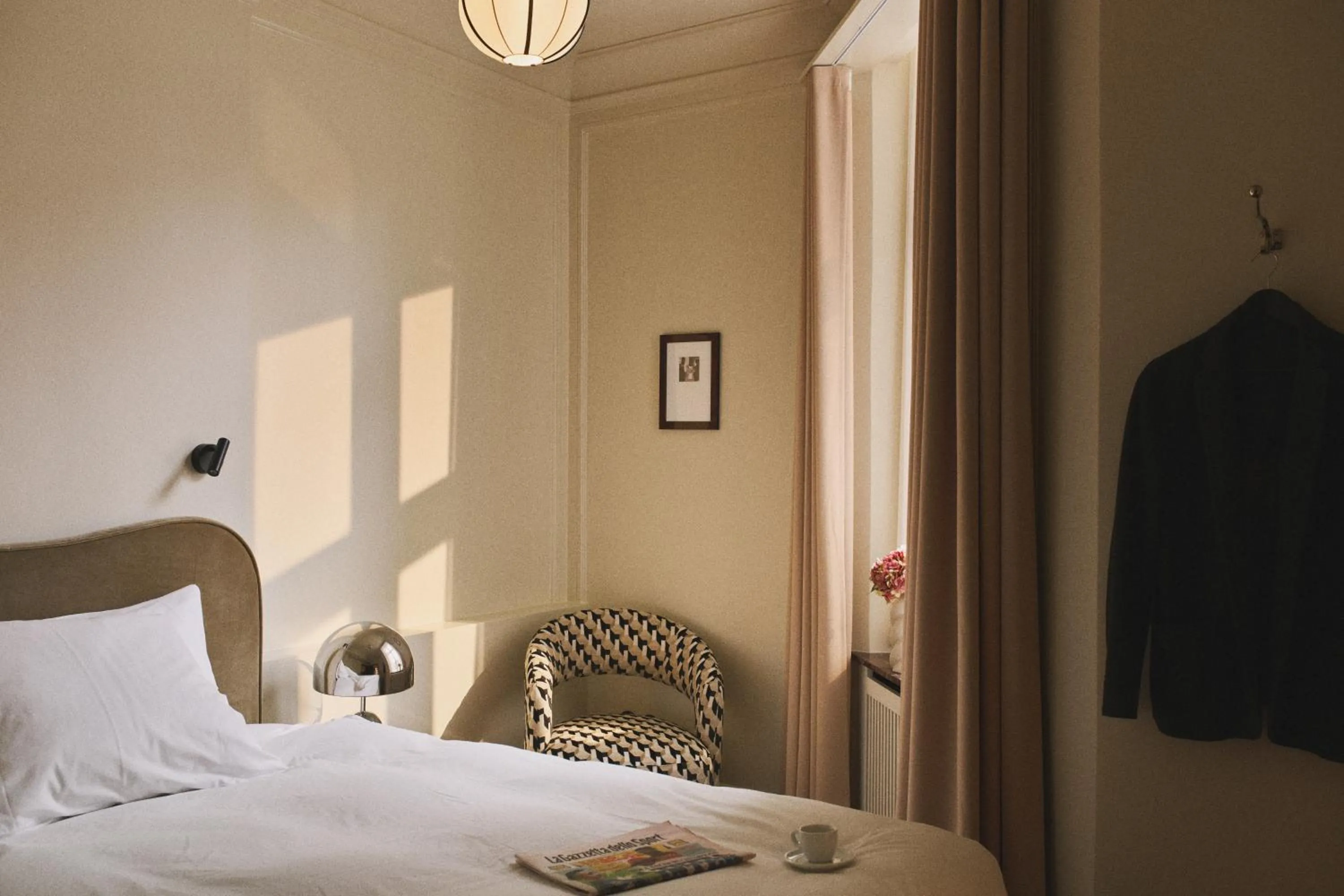 Bed in Hotel Kong Frederik