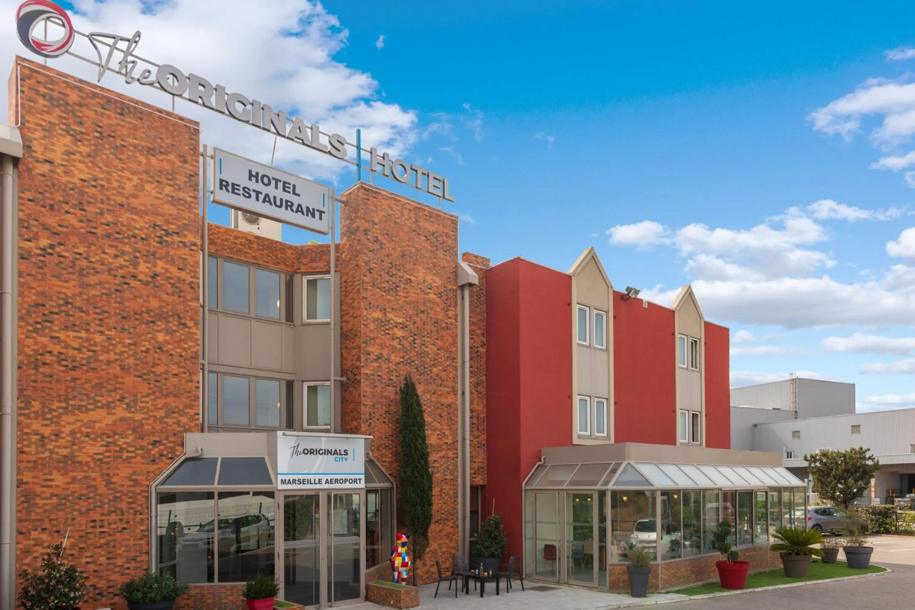Property building in The Originals City Hôtel Marseille Aéroport