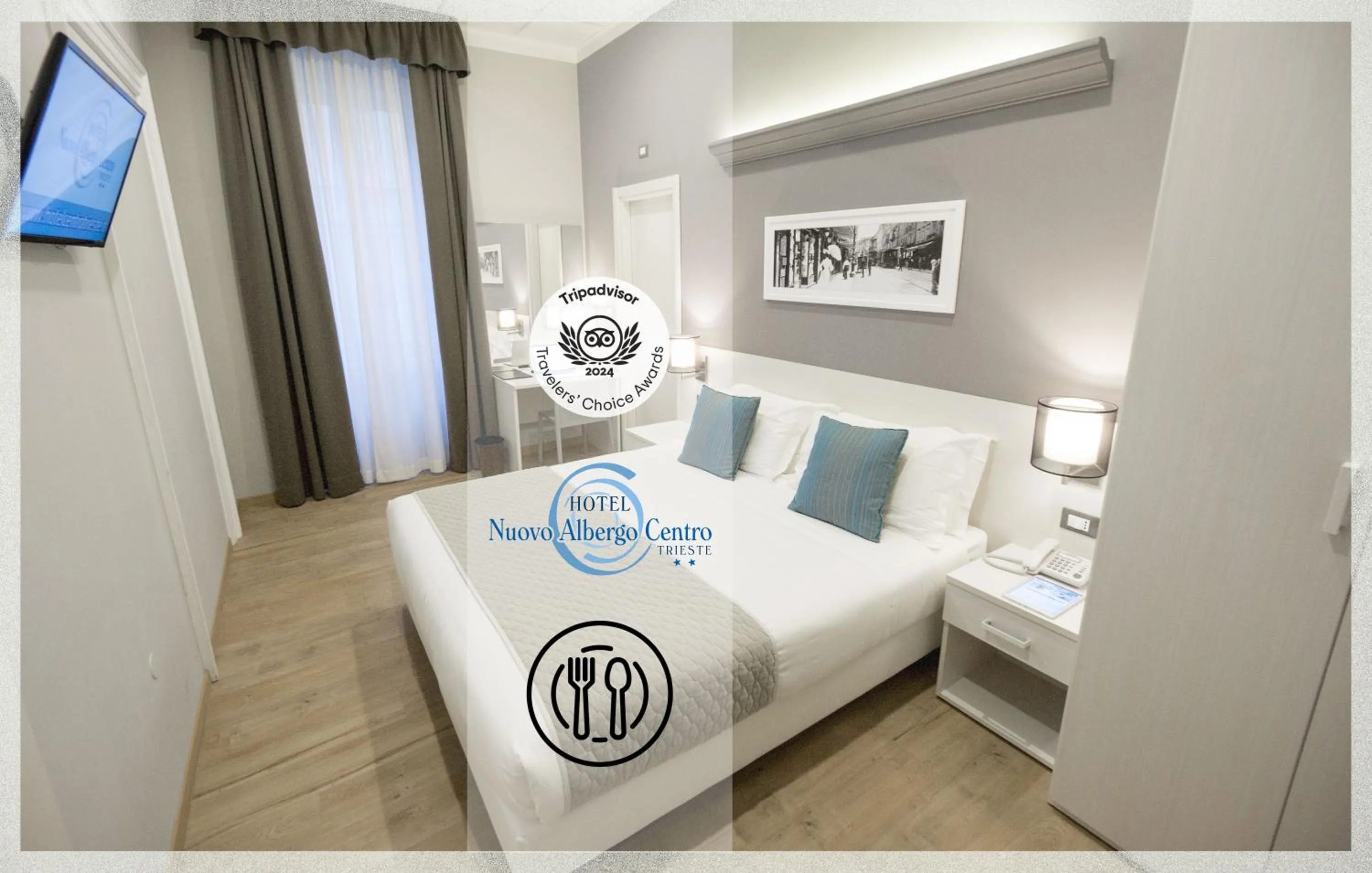Property logo or sign, Bed in Nuovo Albergo Centro