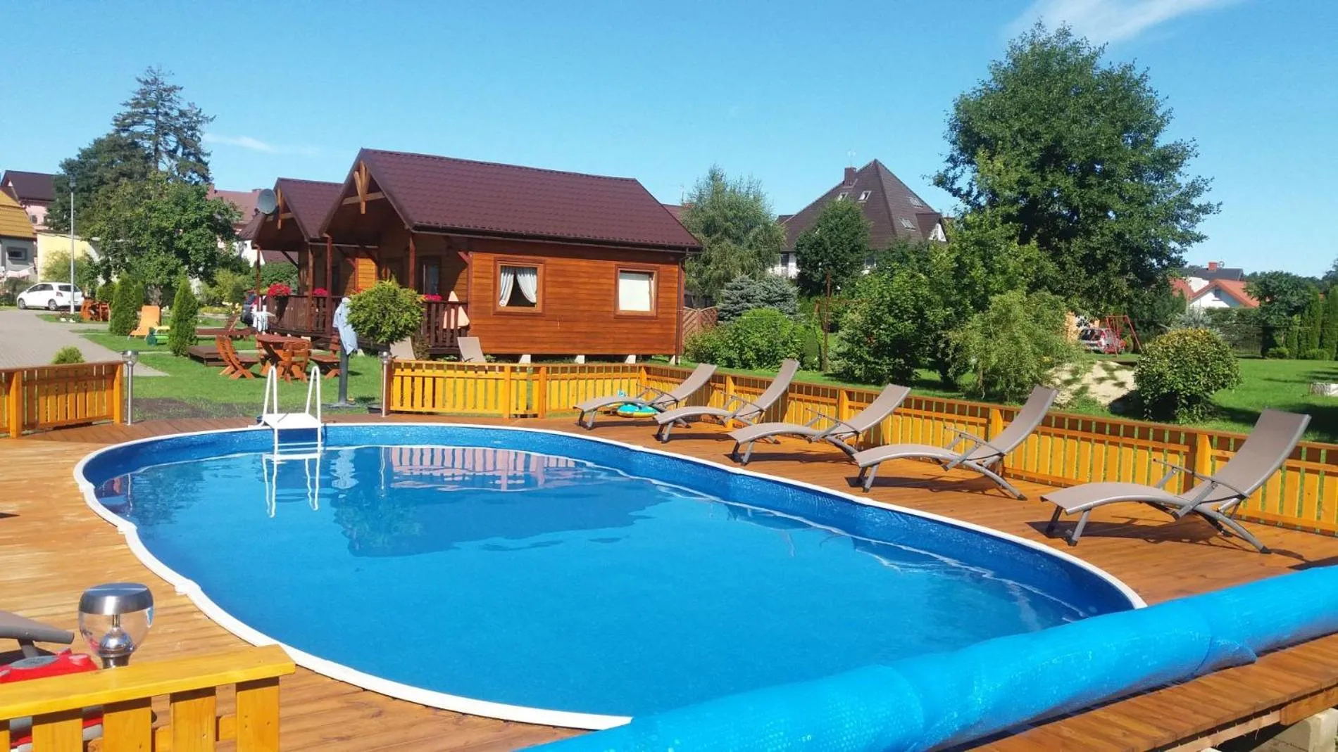 Swimming pool in Dom Wczasowy Laguna