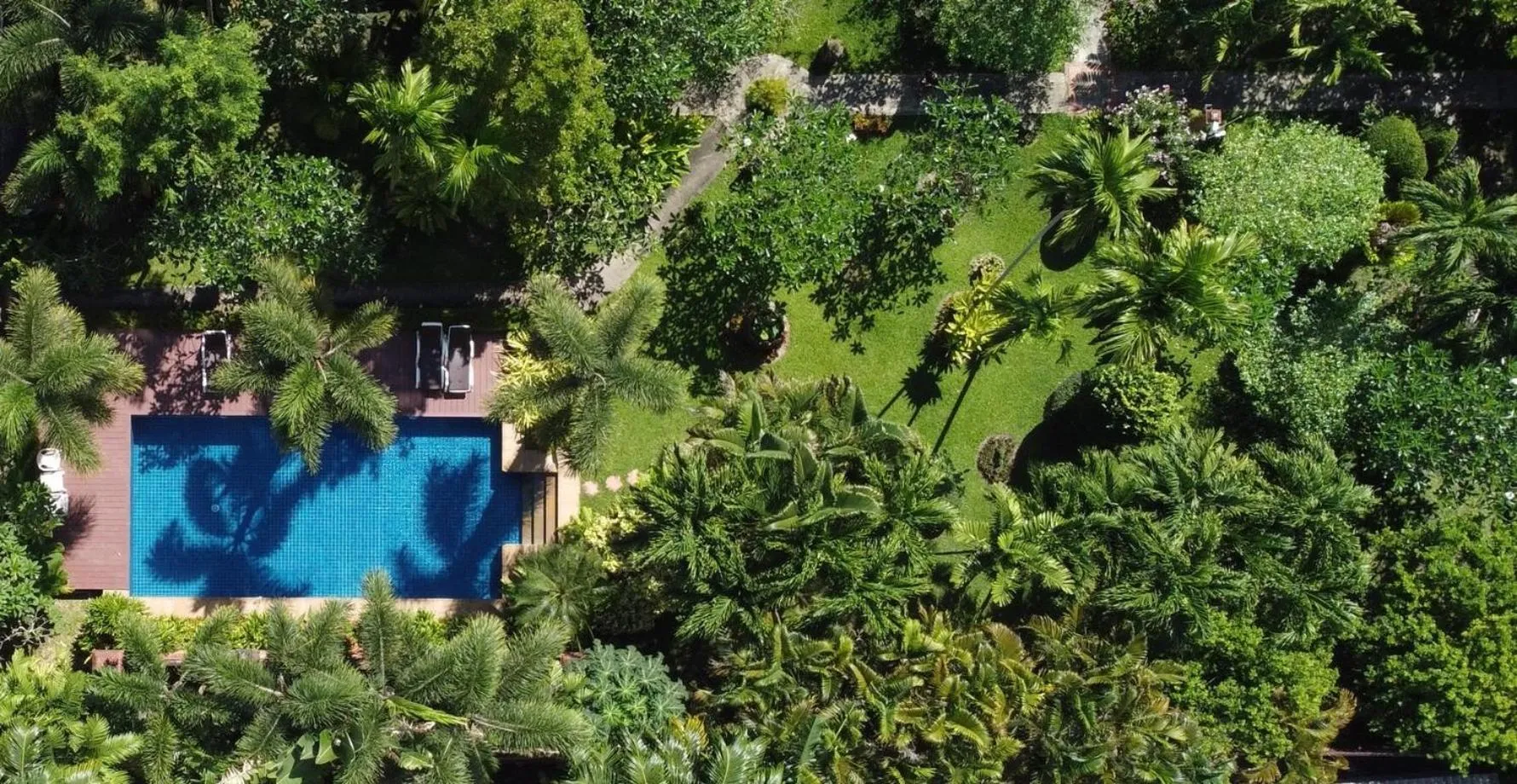 Bird's eye view in Symphony Villa