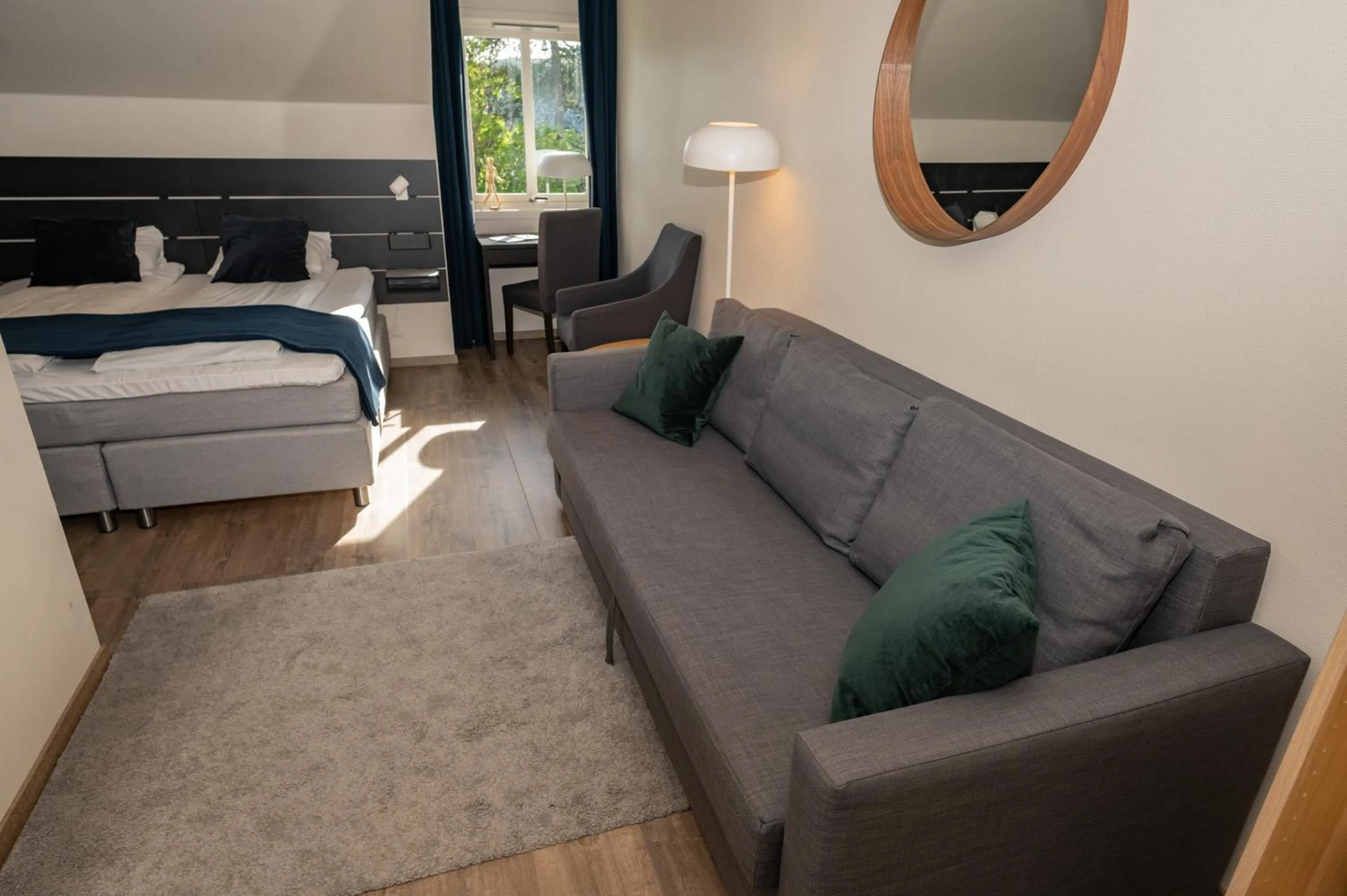 Bed in Hotell Maritim Skjervoy