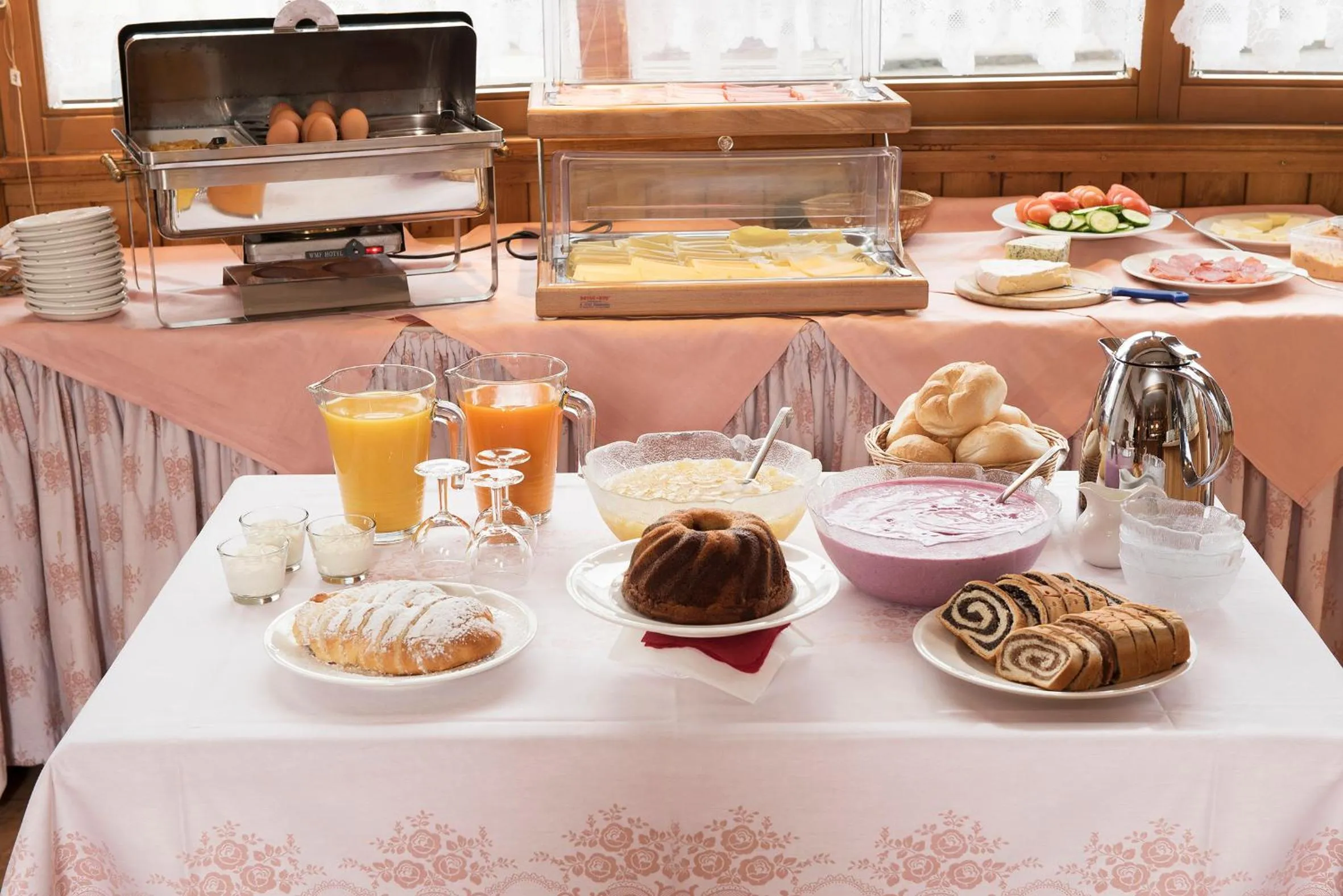 Continental breakfast in Pension Singer