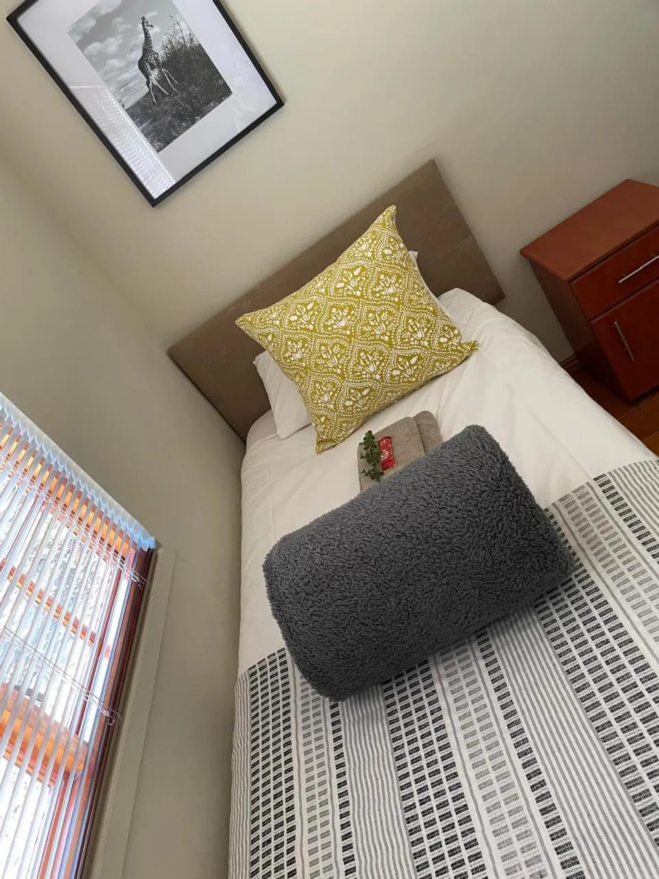 Bed in Klein Karoo Game Lodge