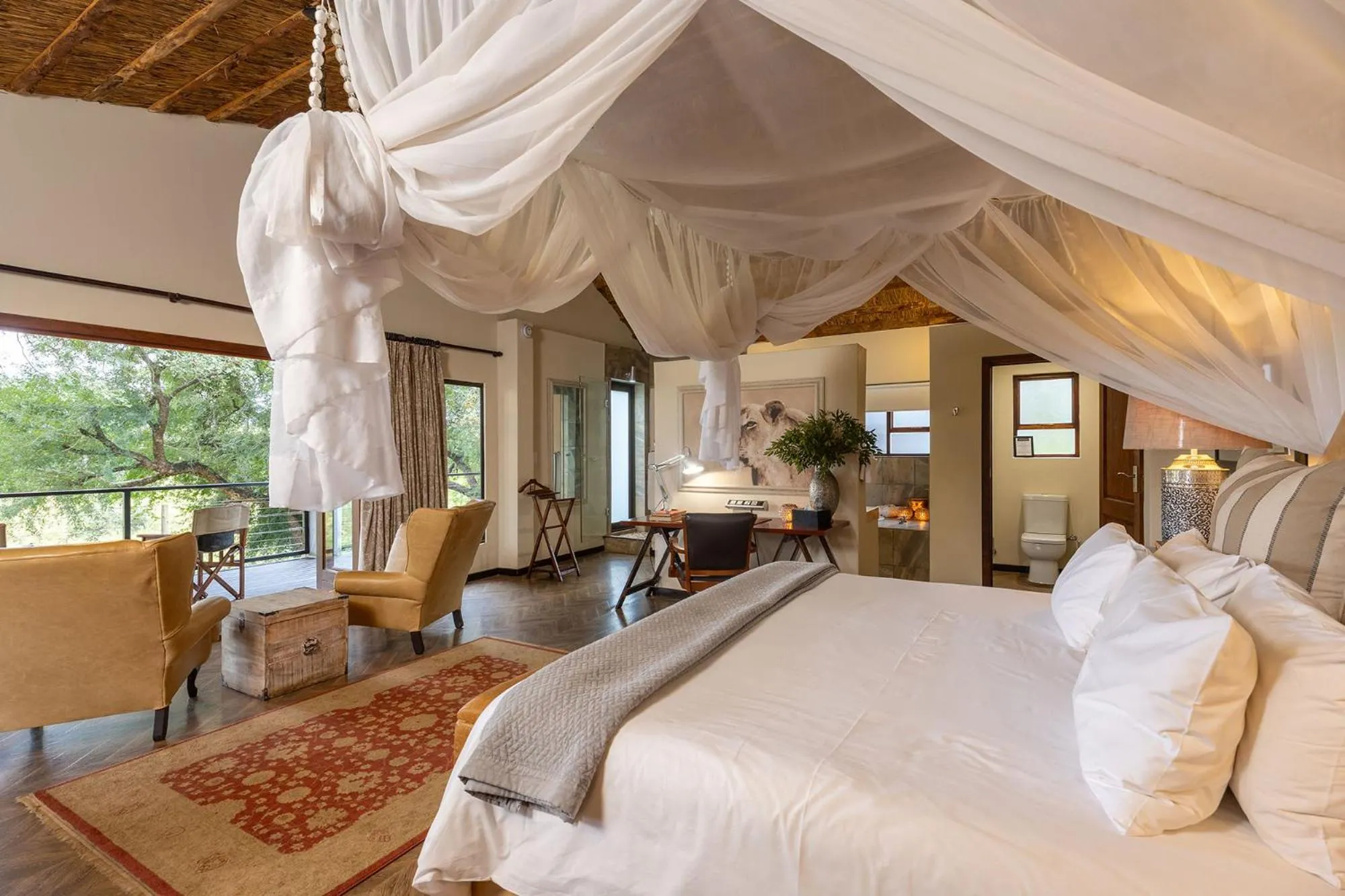 Bed in Karongwe - Becks Safari Lodge