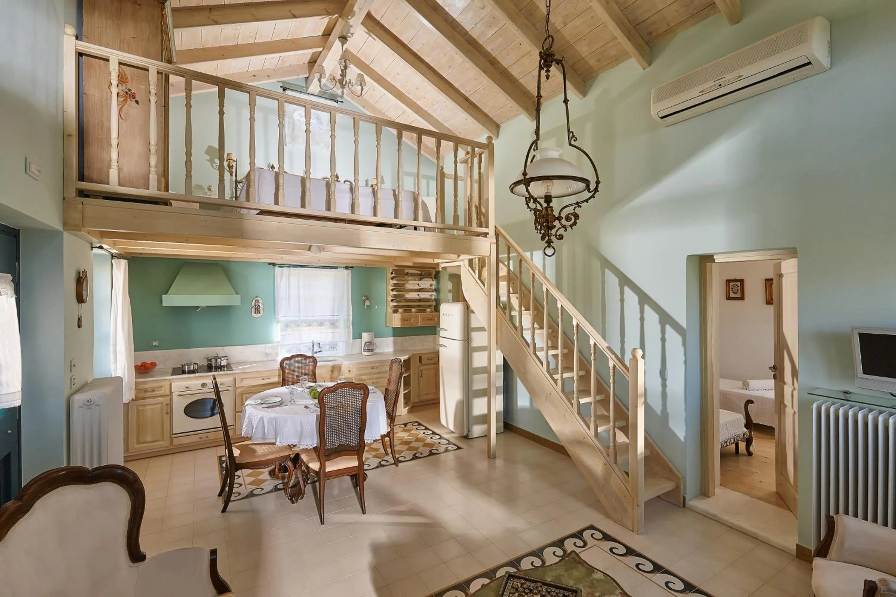 Living room in Orelia Cretan Deluxe Apartments