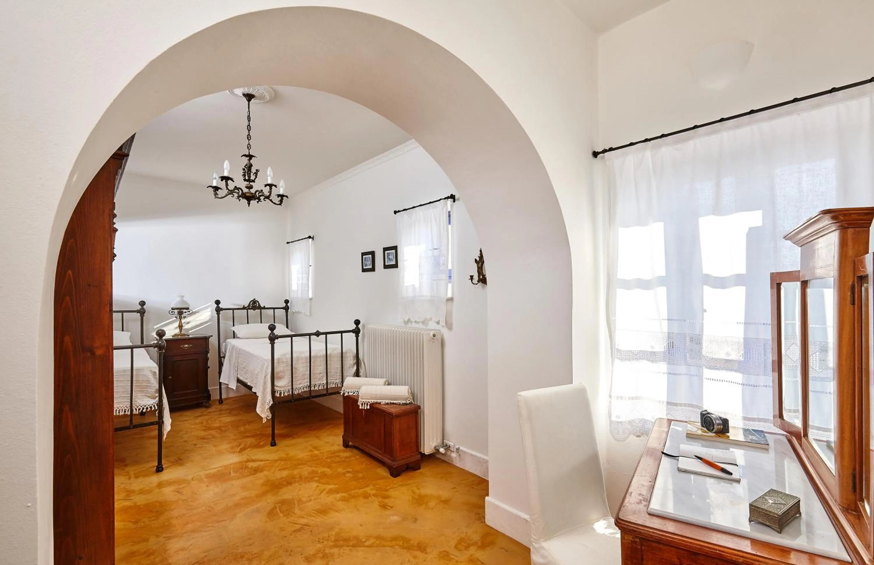 Bed in Orelia Cretan Deluxe Apartments