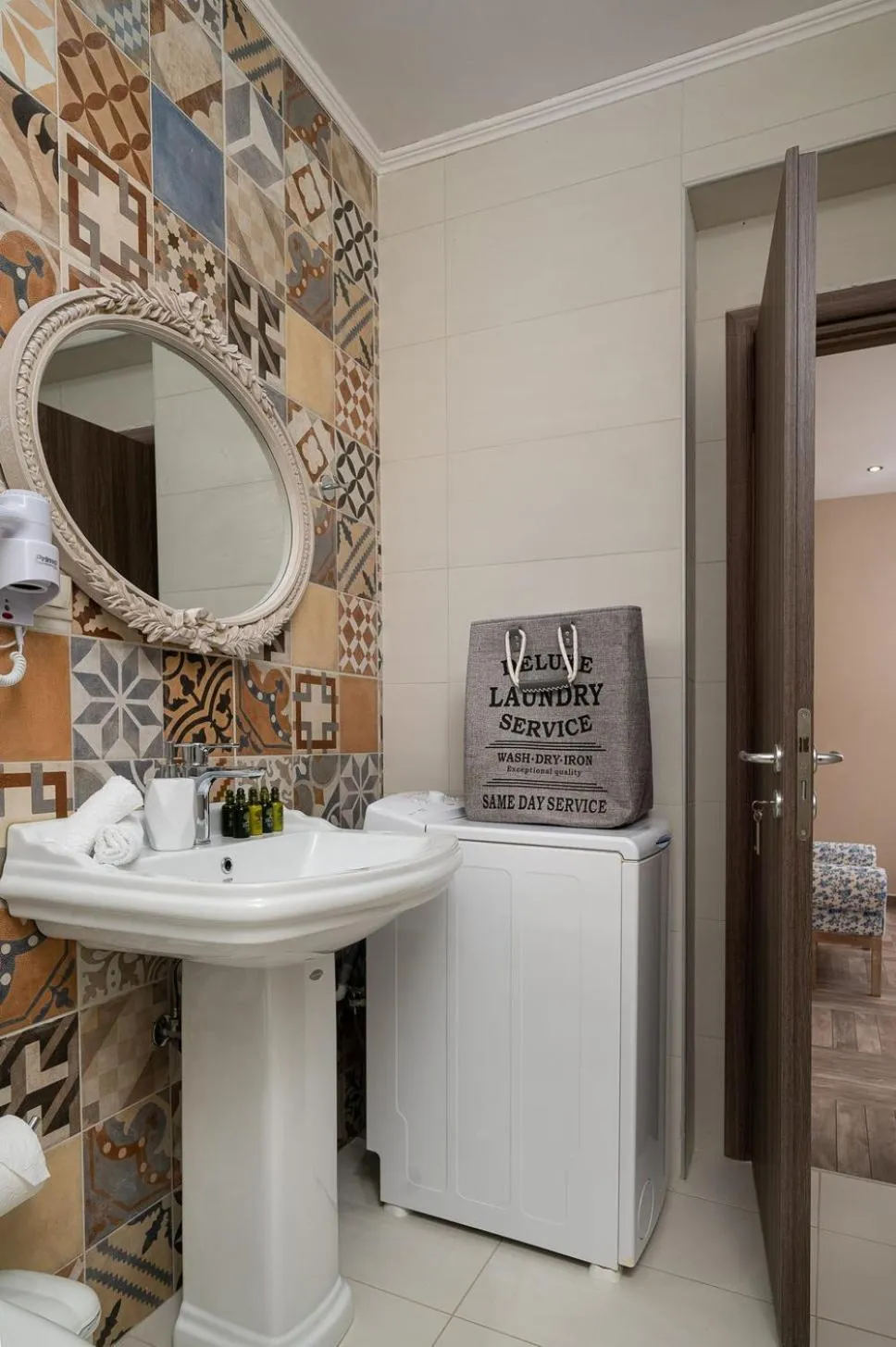 Bathroom in Orelia Cretan Deluxe Apartments