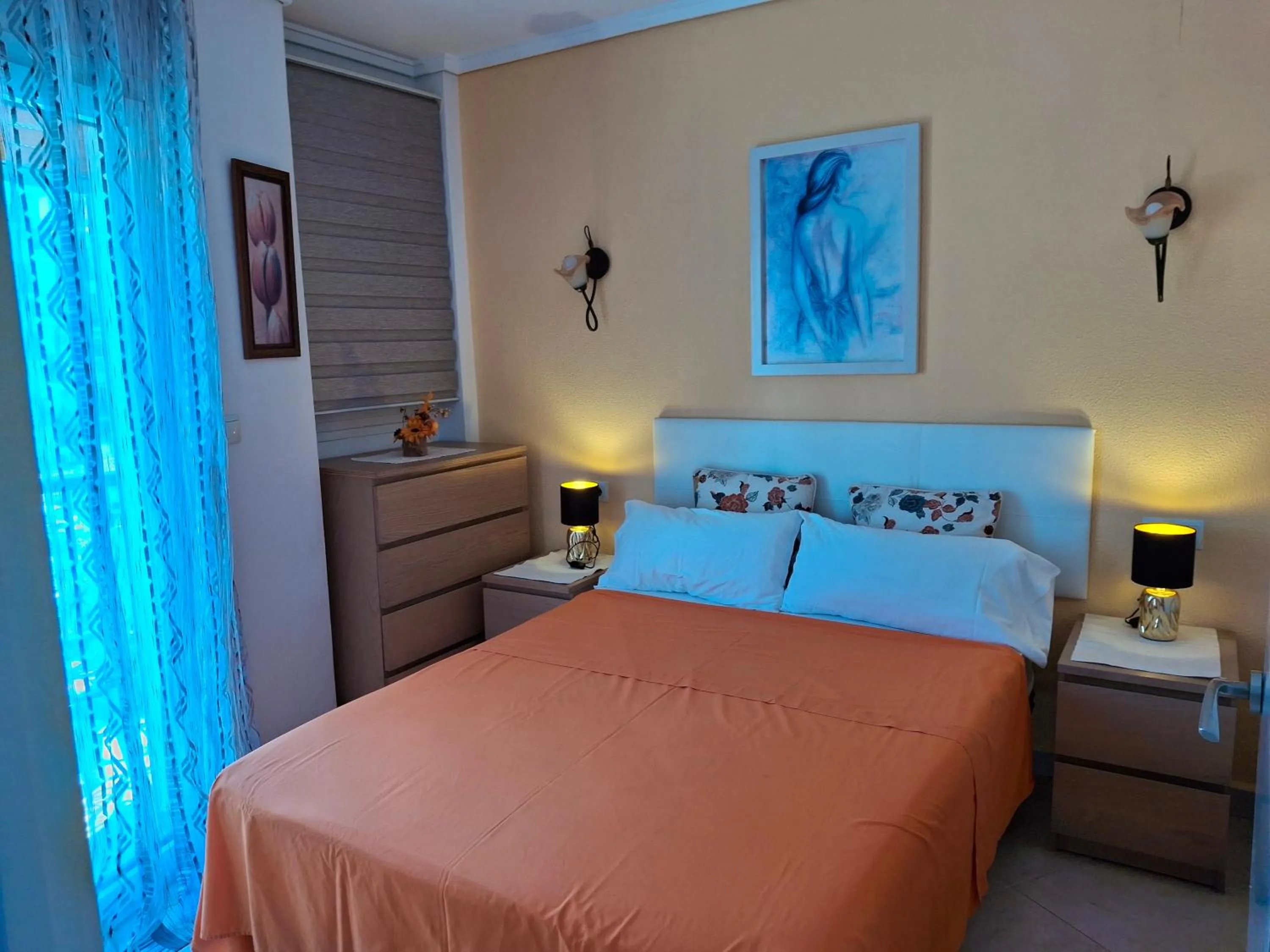 Bed in Apartamento Orange