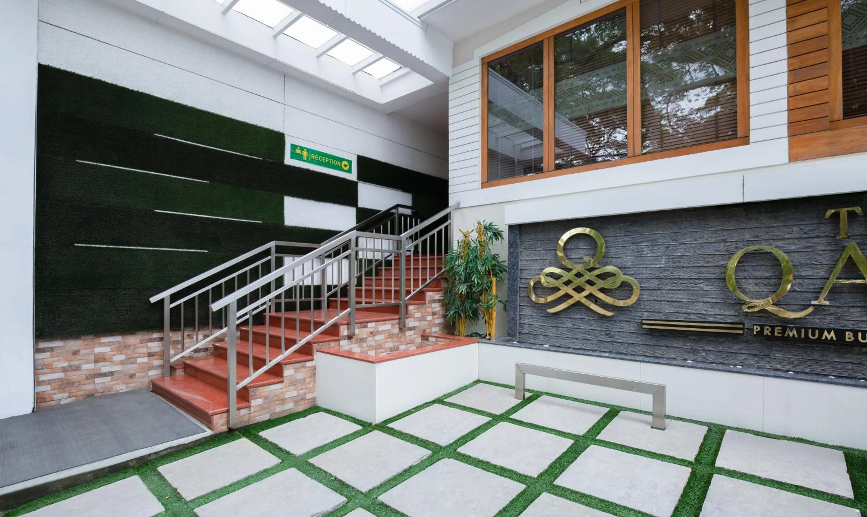 Facade/entrance in Treebo The Qasr