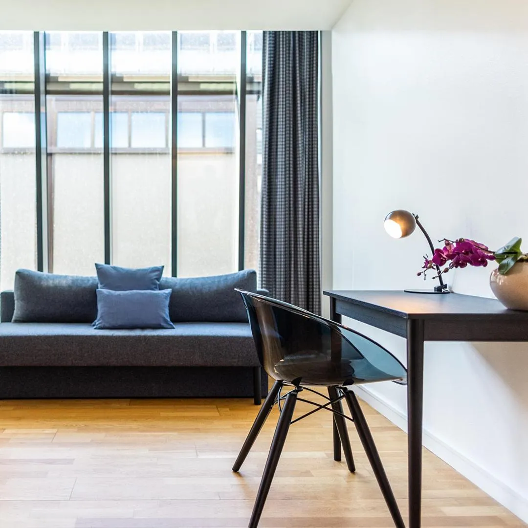 Seating area in Idrættens Hus Hotel og Konference