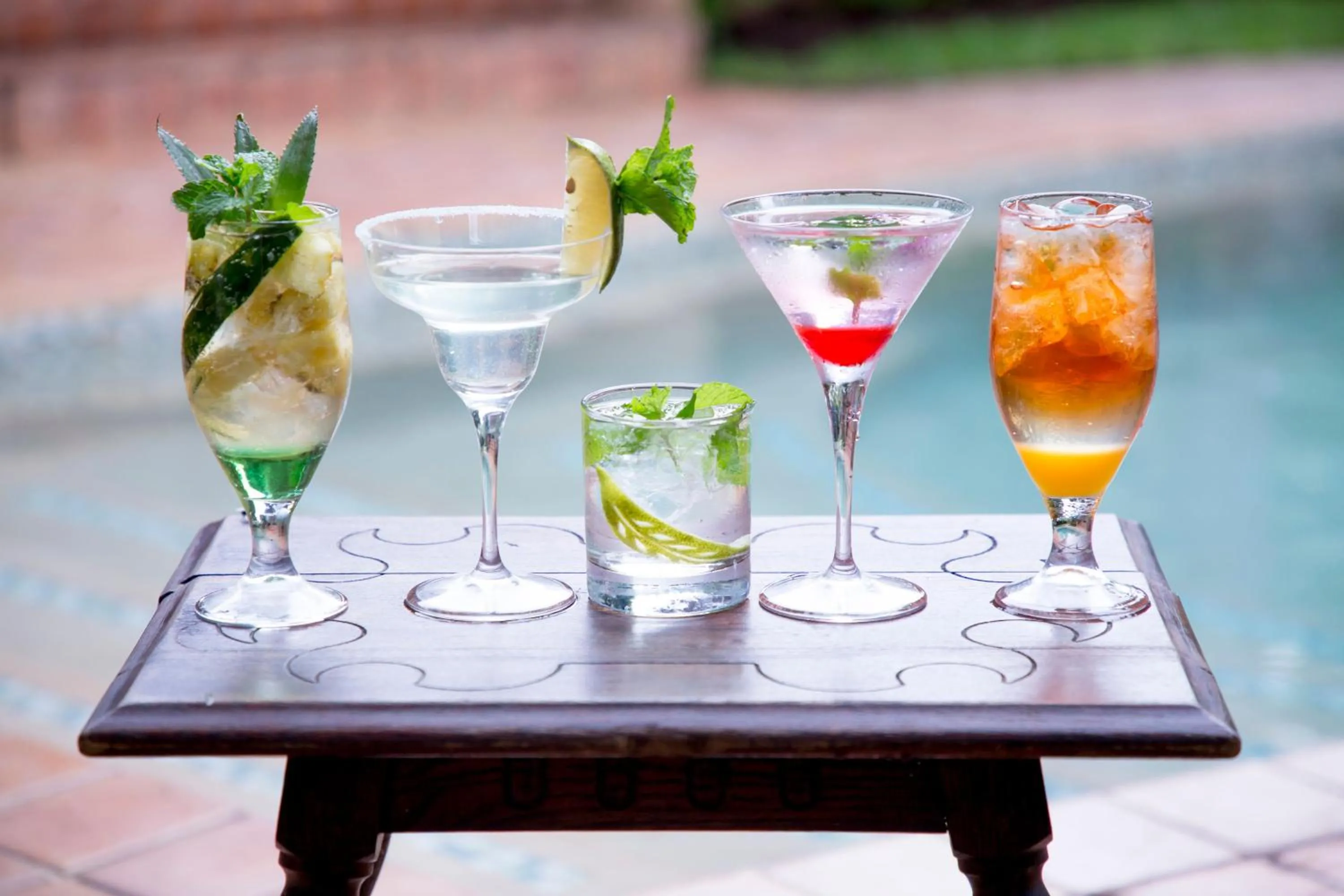 Swimming pool in Livingstone Lodge