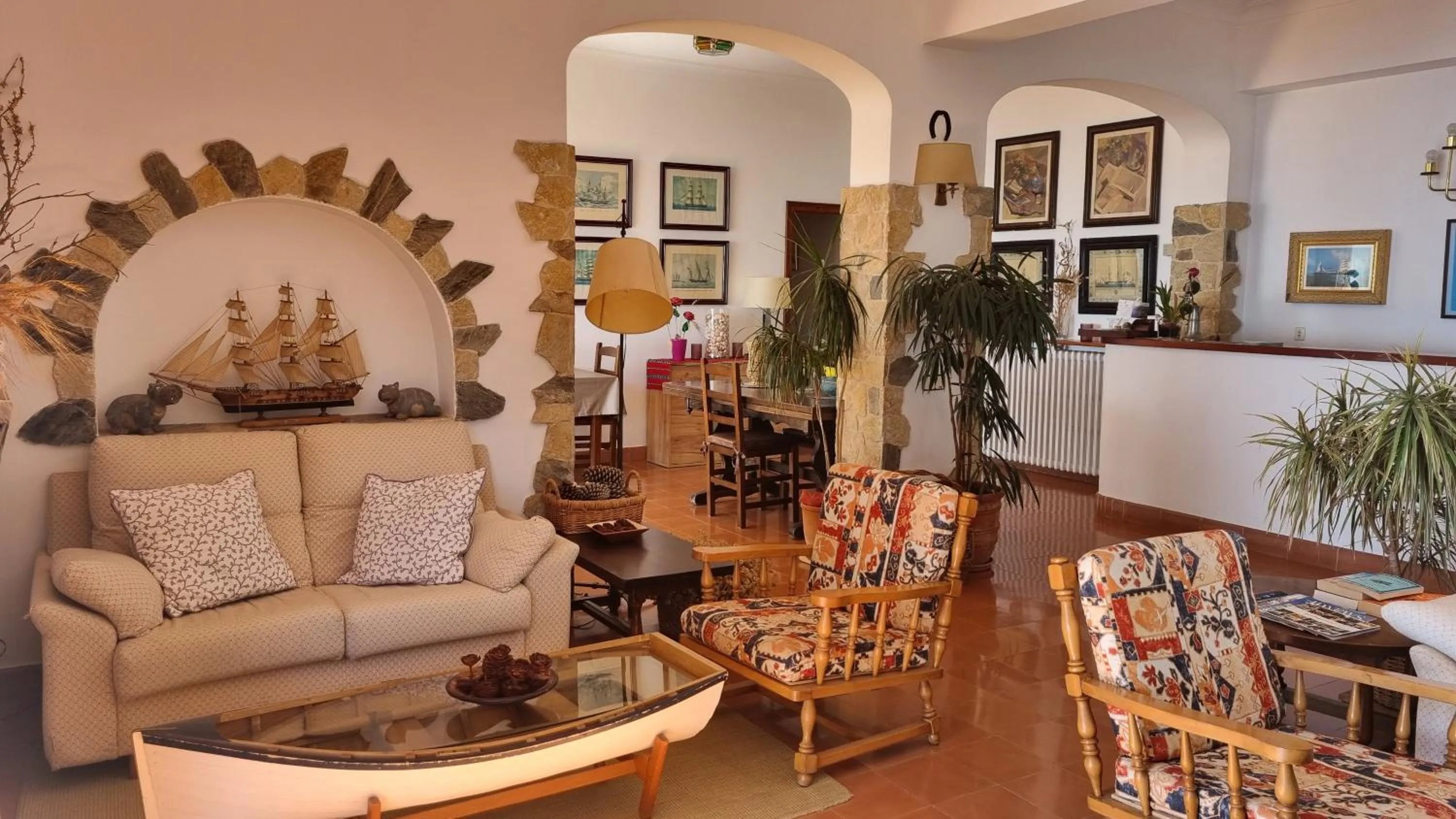 Living room in Hostal Sa Barraca - Adults Only