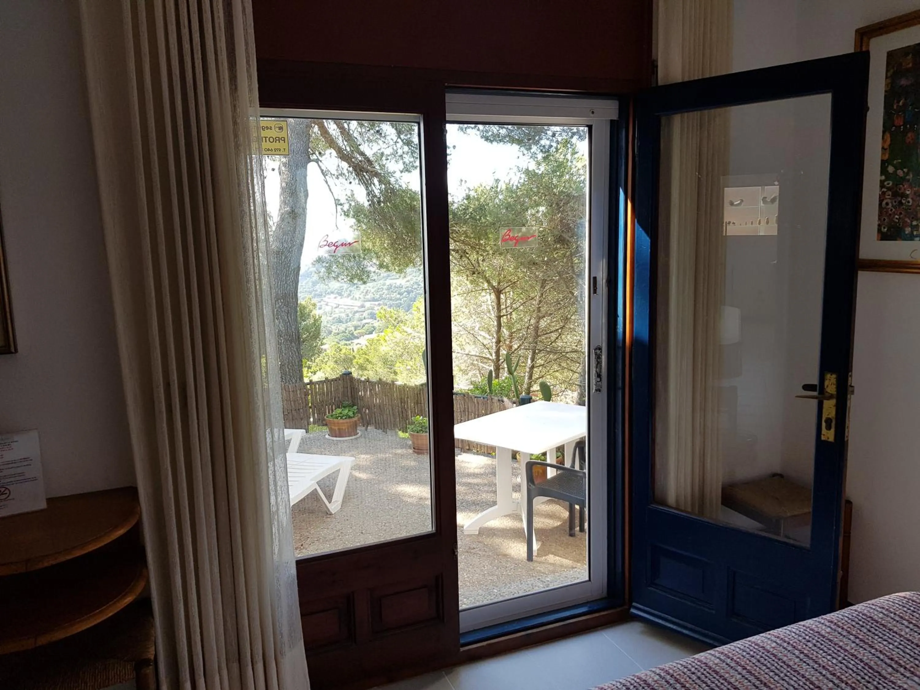 Balcony/Terrace in Hostal Sa Barraca - Adults Only