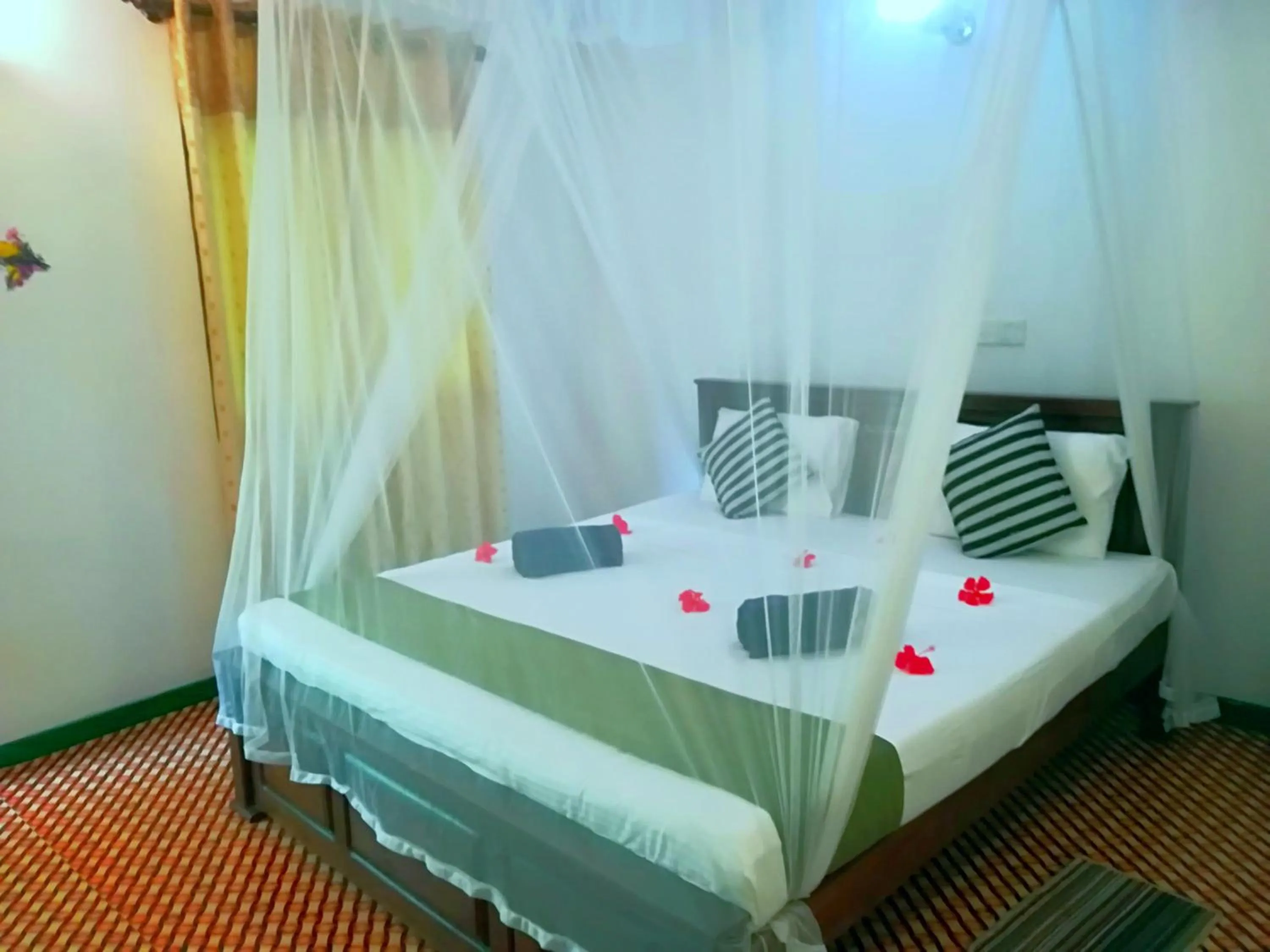 Bedroom, Bed in Lakmal Resort Sigiriya