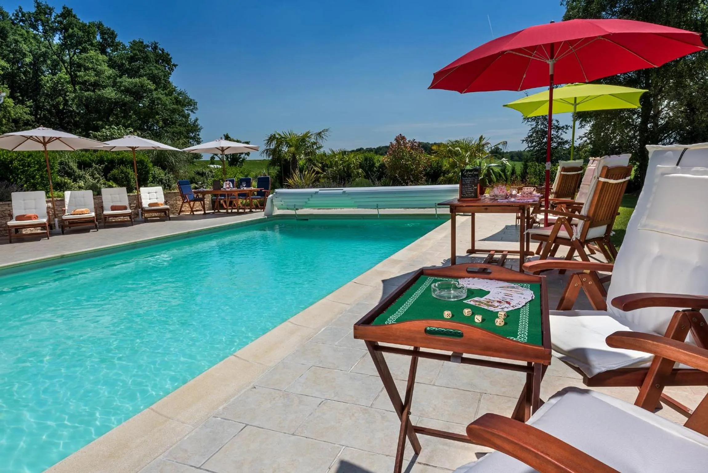 Swimming pool in Domaine du Bois des Anges