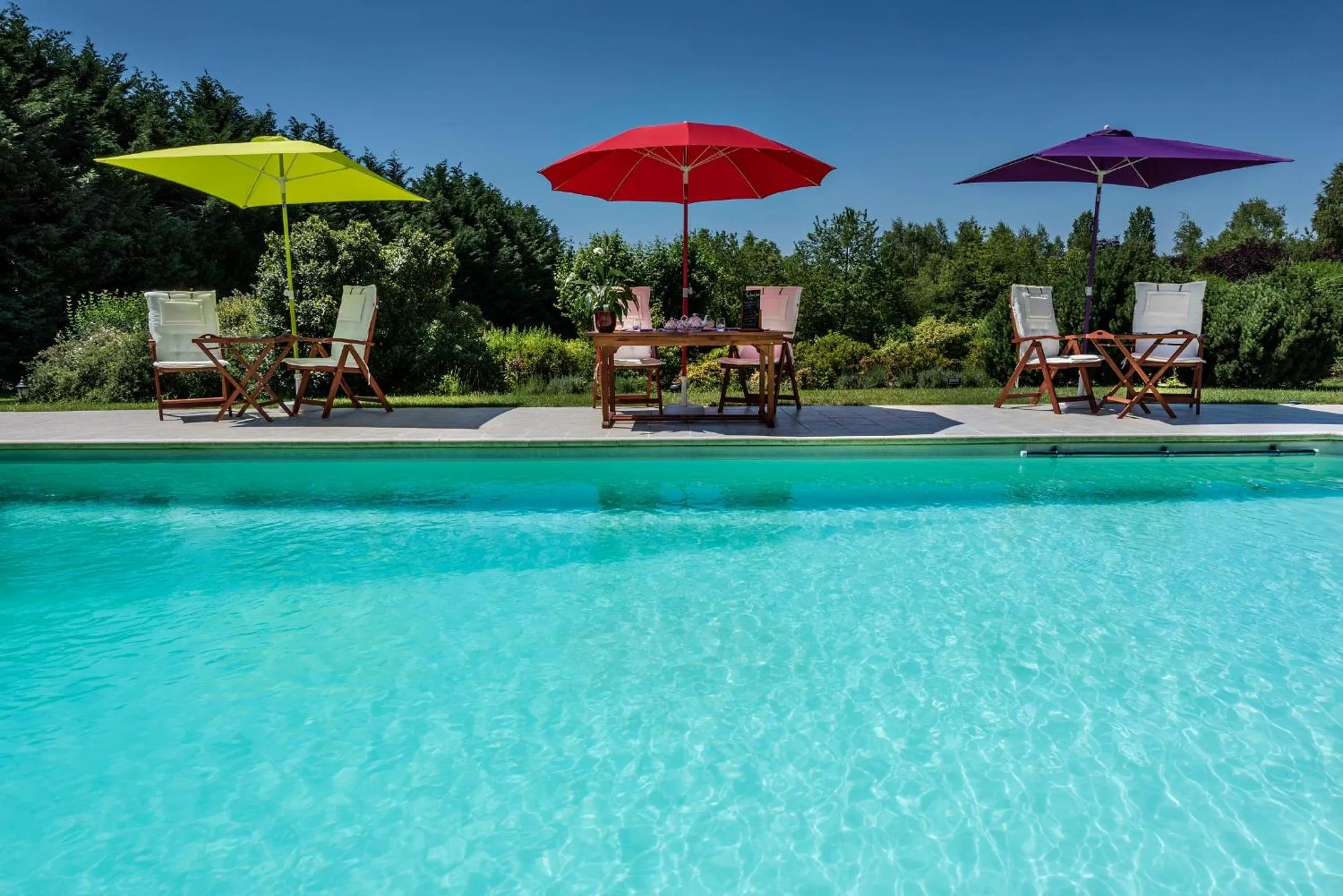 Swimming pool in Domaine du Bois des Anges