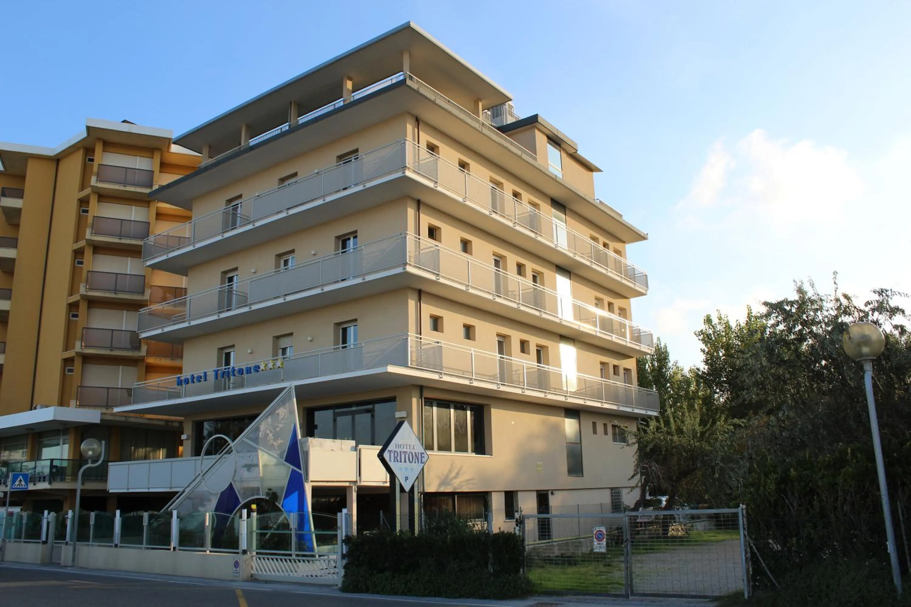 Property building in Hotel Tritone Rimini