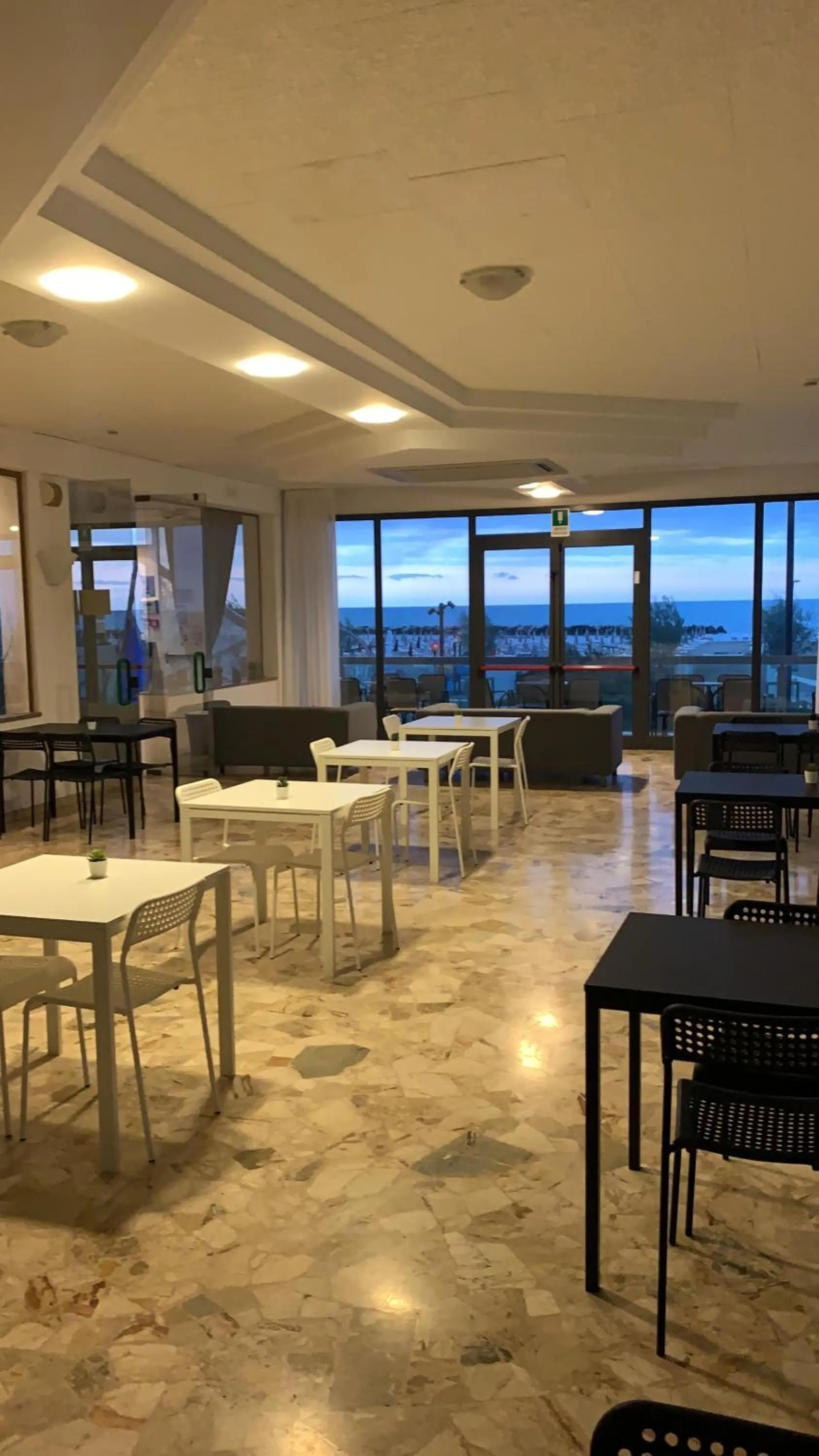 Seating area in Hotel Tritone Rimini