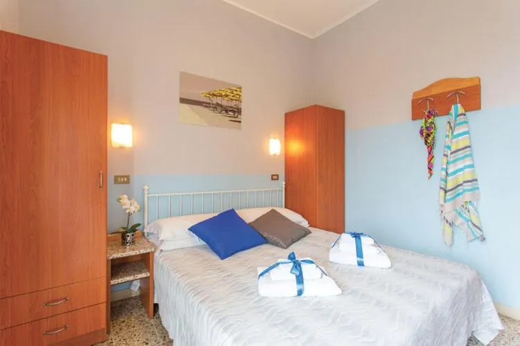 Bed in Hotel Tritone Rimini