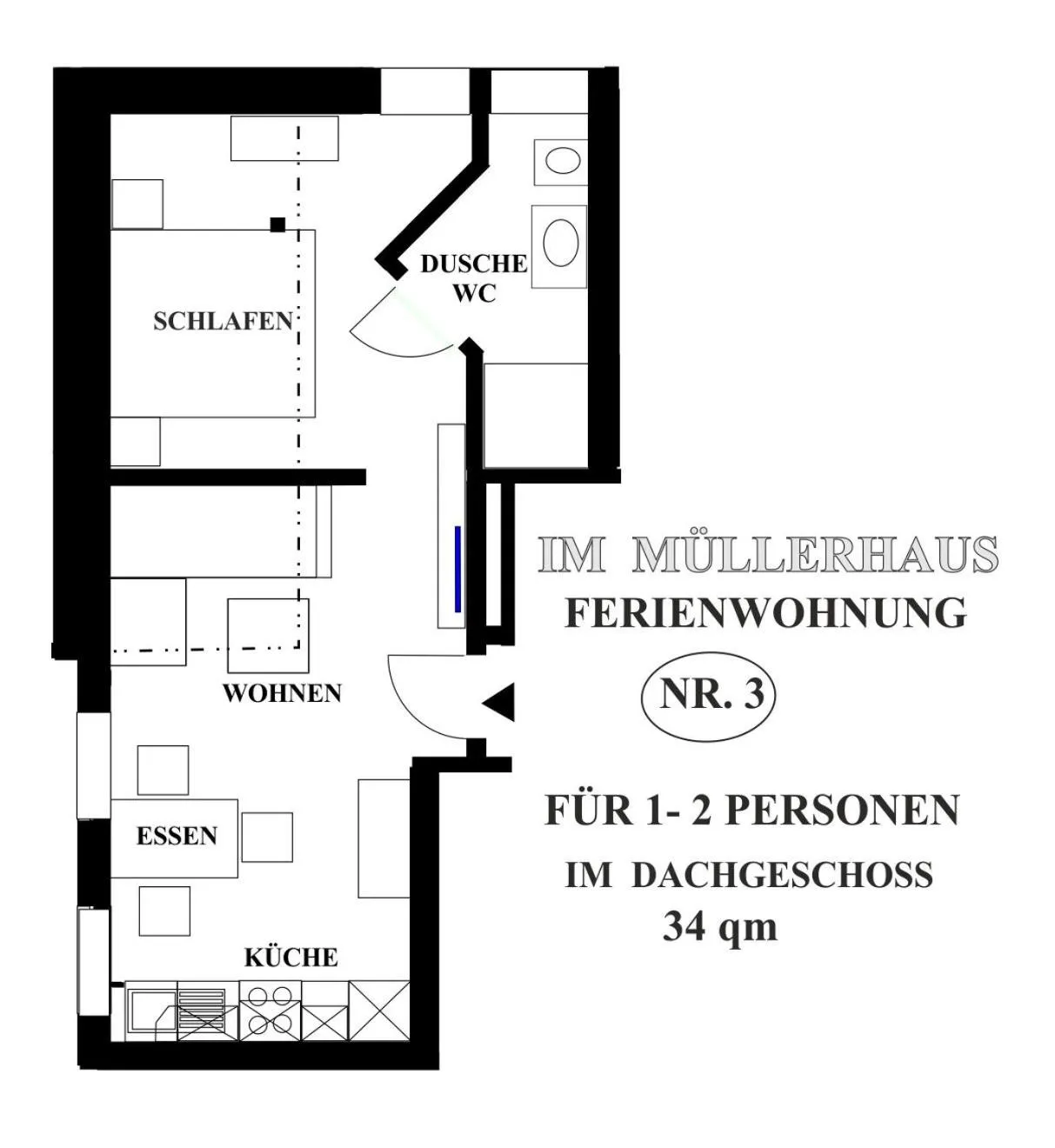 Floor plan in Oldenstadter Wassermuhle