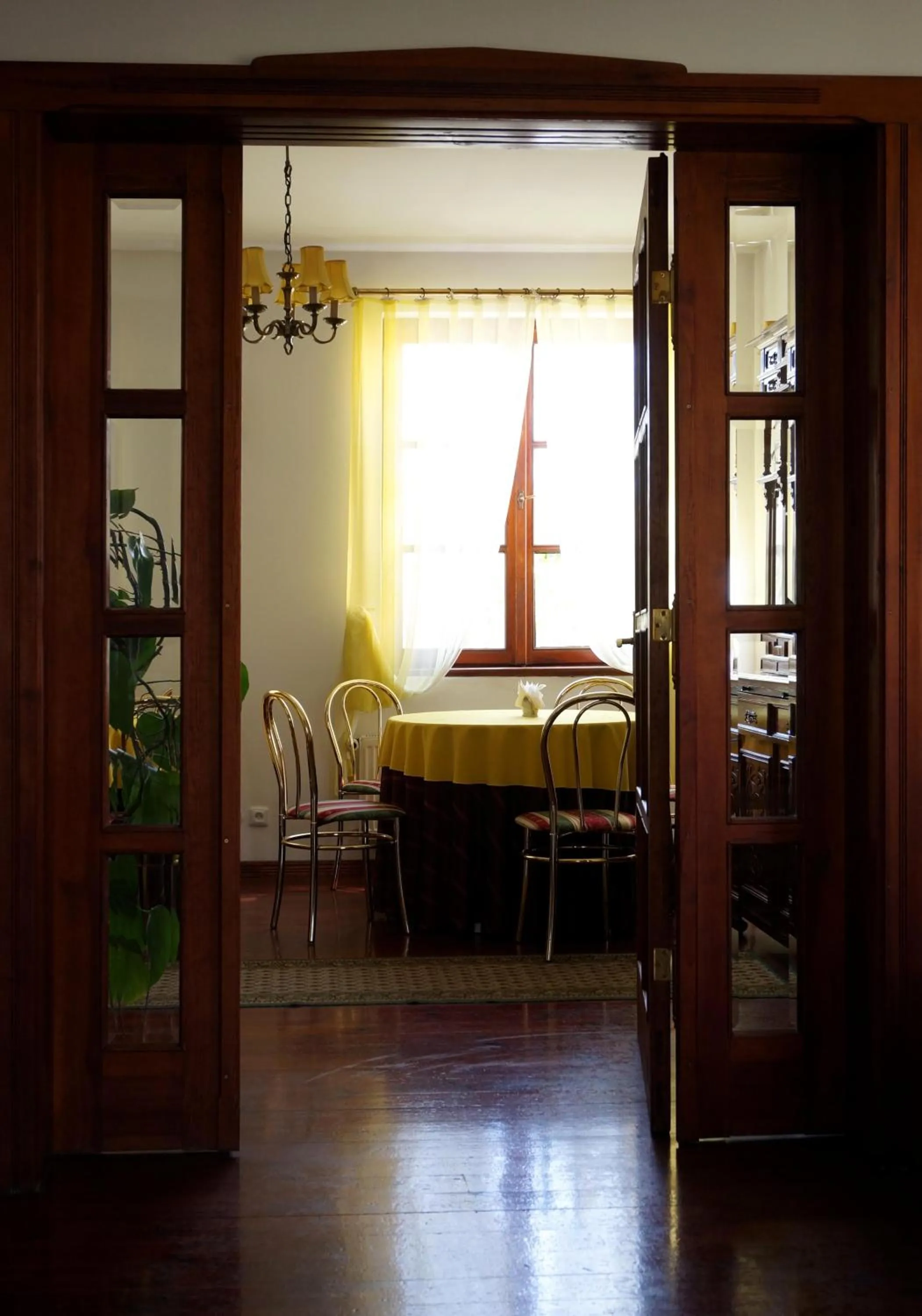 Dining area in Dworek Aleksandria