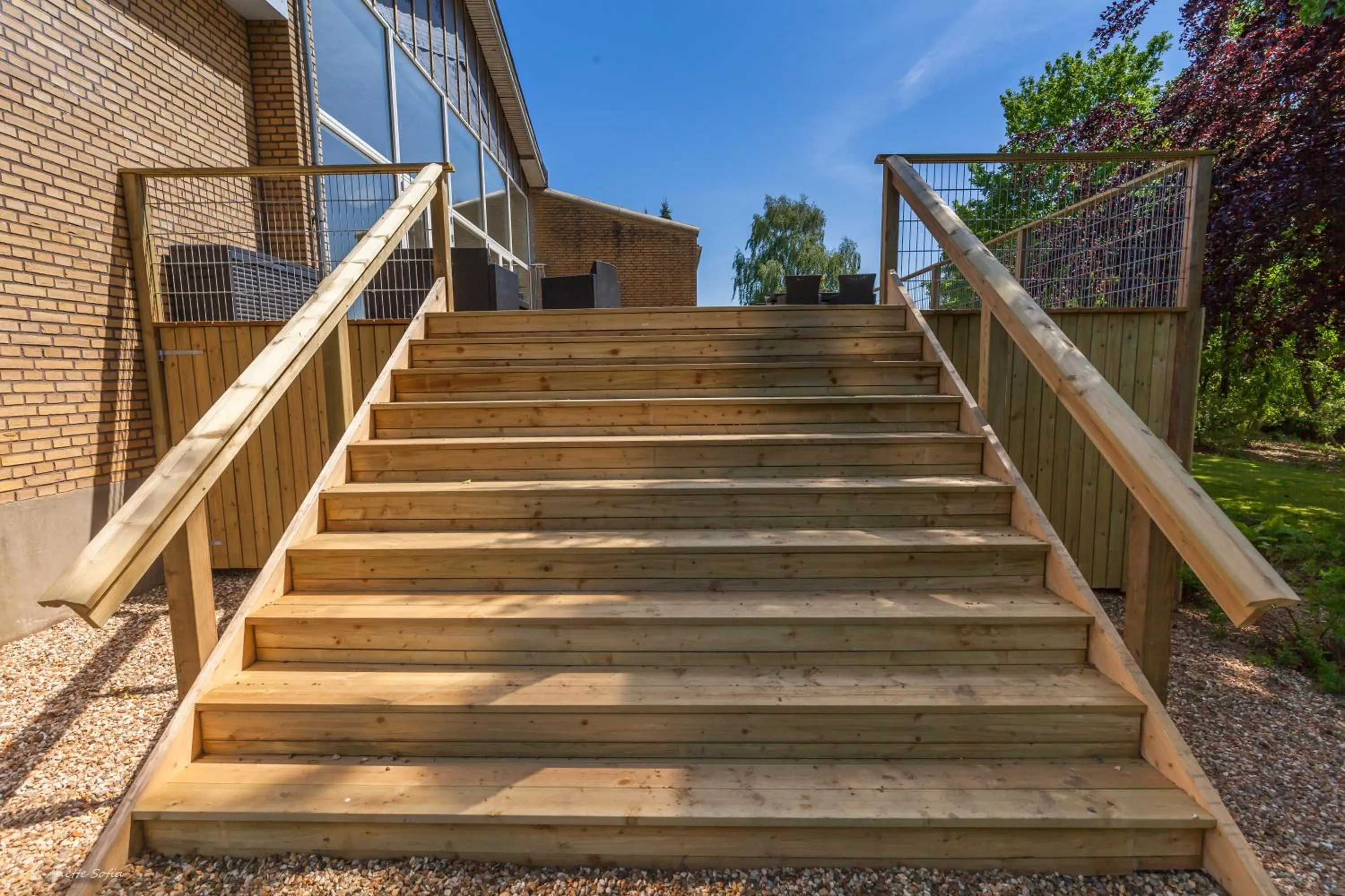 Balcony/Terrace in Sdr. Omme Kro & Hotel