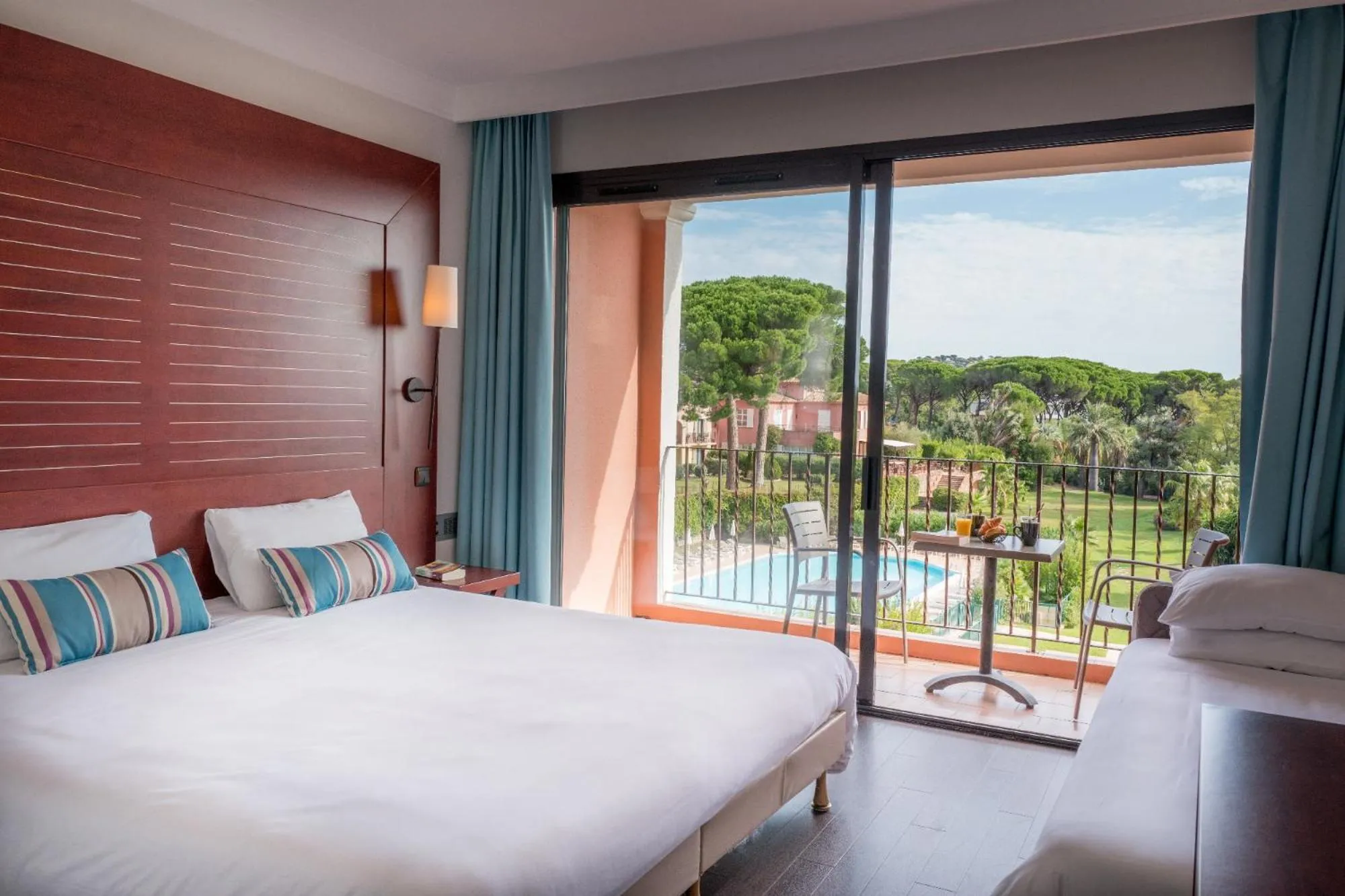 Bedroom, Bed in Hôtel Les Jardins De Sainte-Maxime