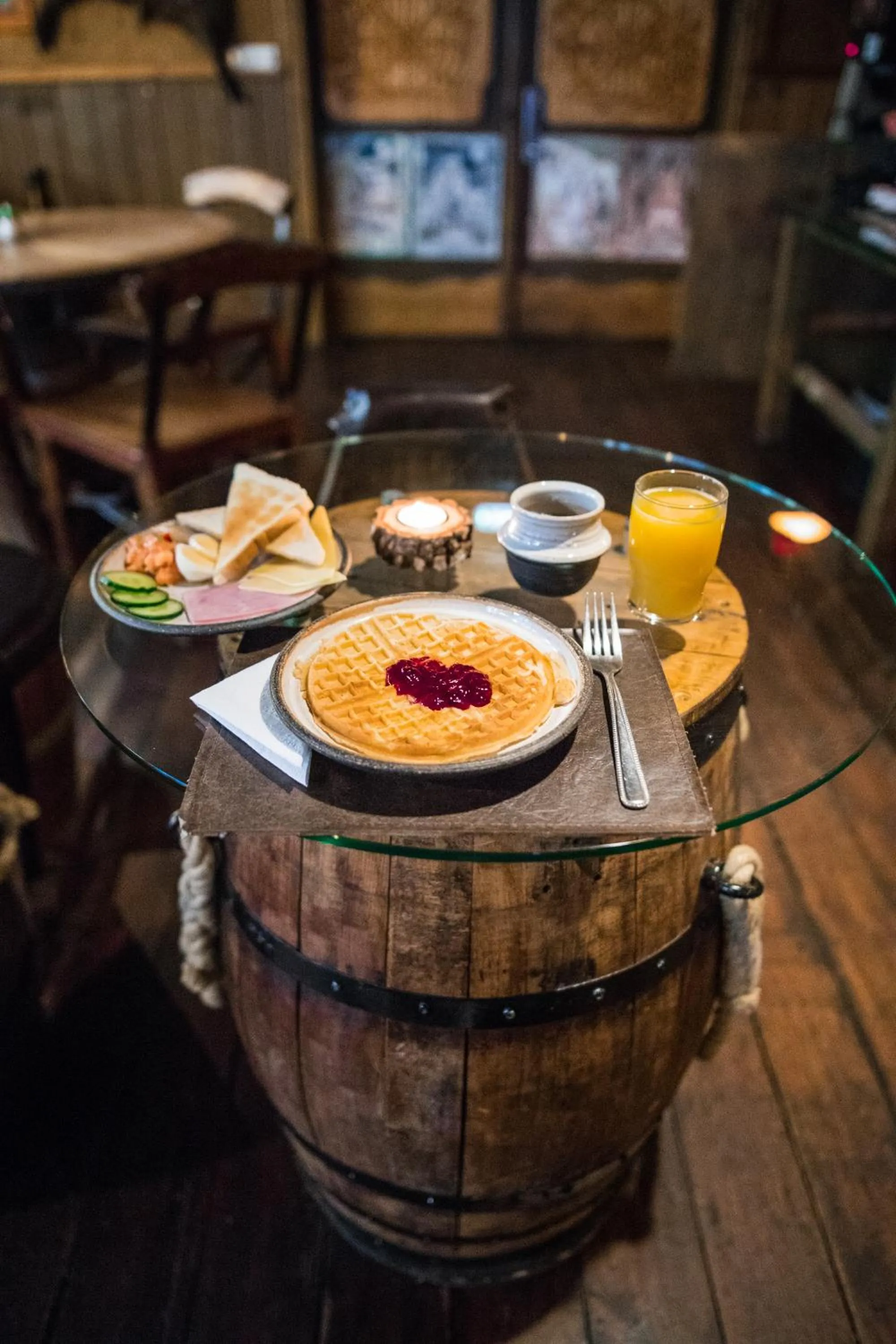 Buffet breakfast in Hotel Viking