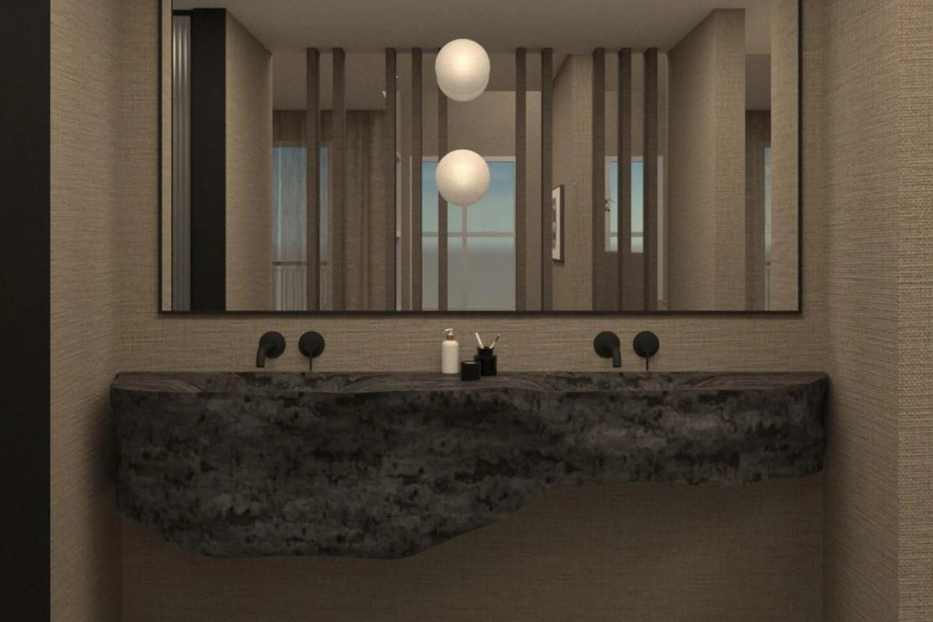 Bathroom in Hotel Viking