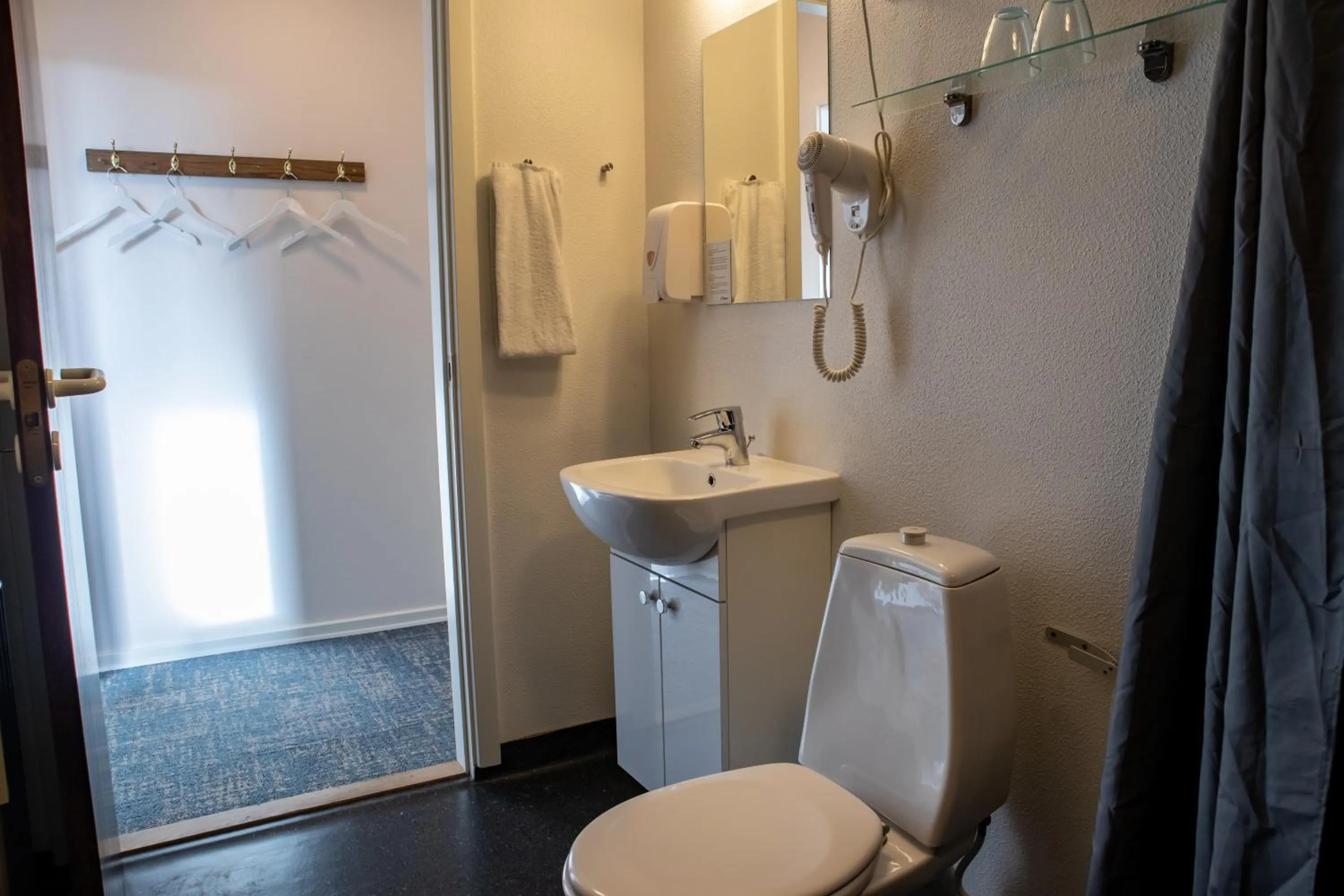 Toilet in Hotel Phønix Hjørring
