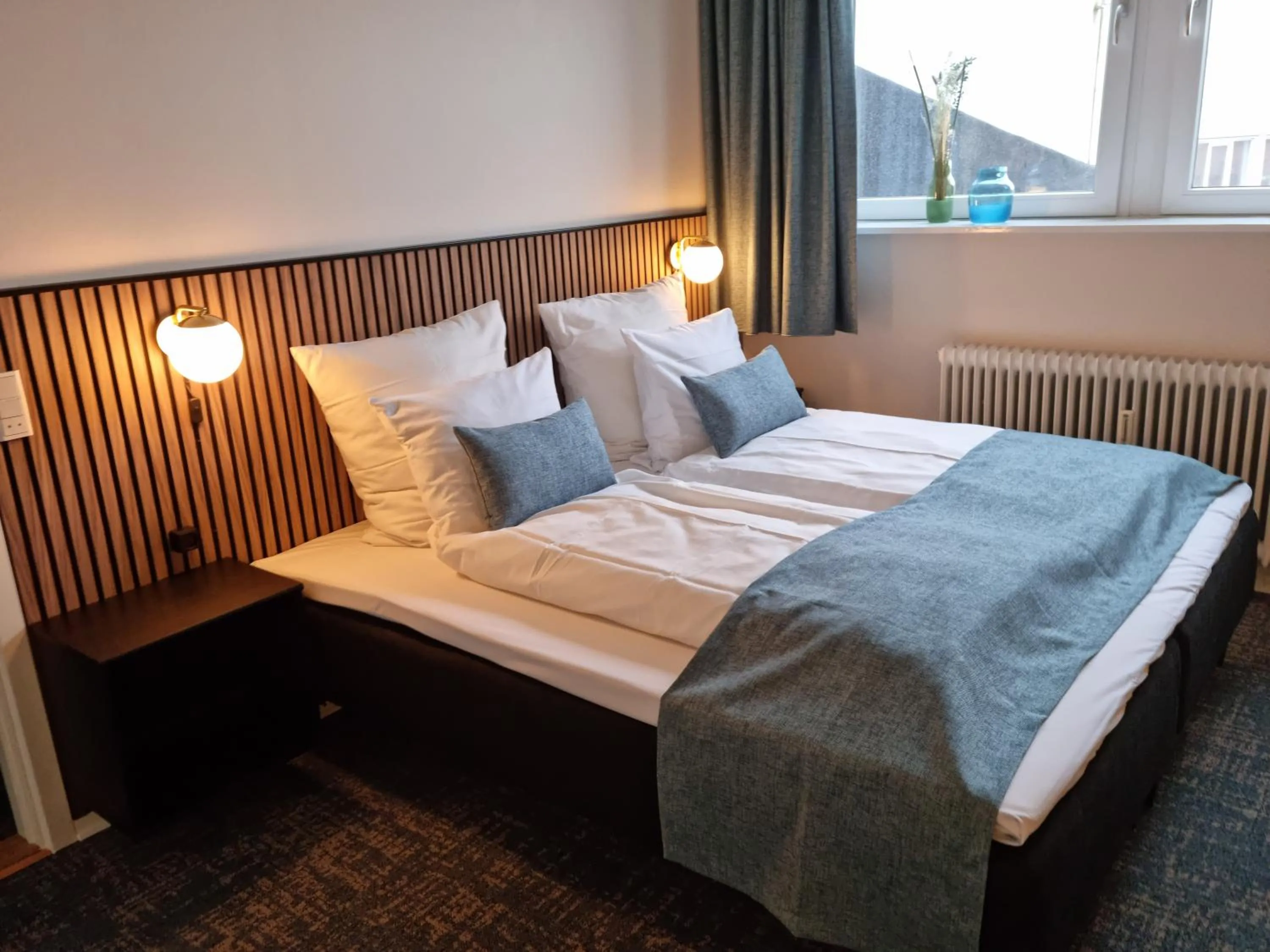 Bed in Hotel Phønix Hjørring