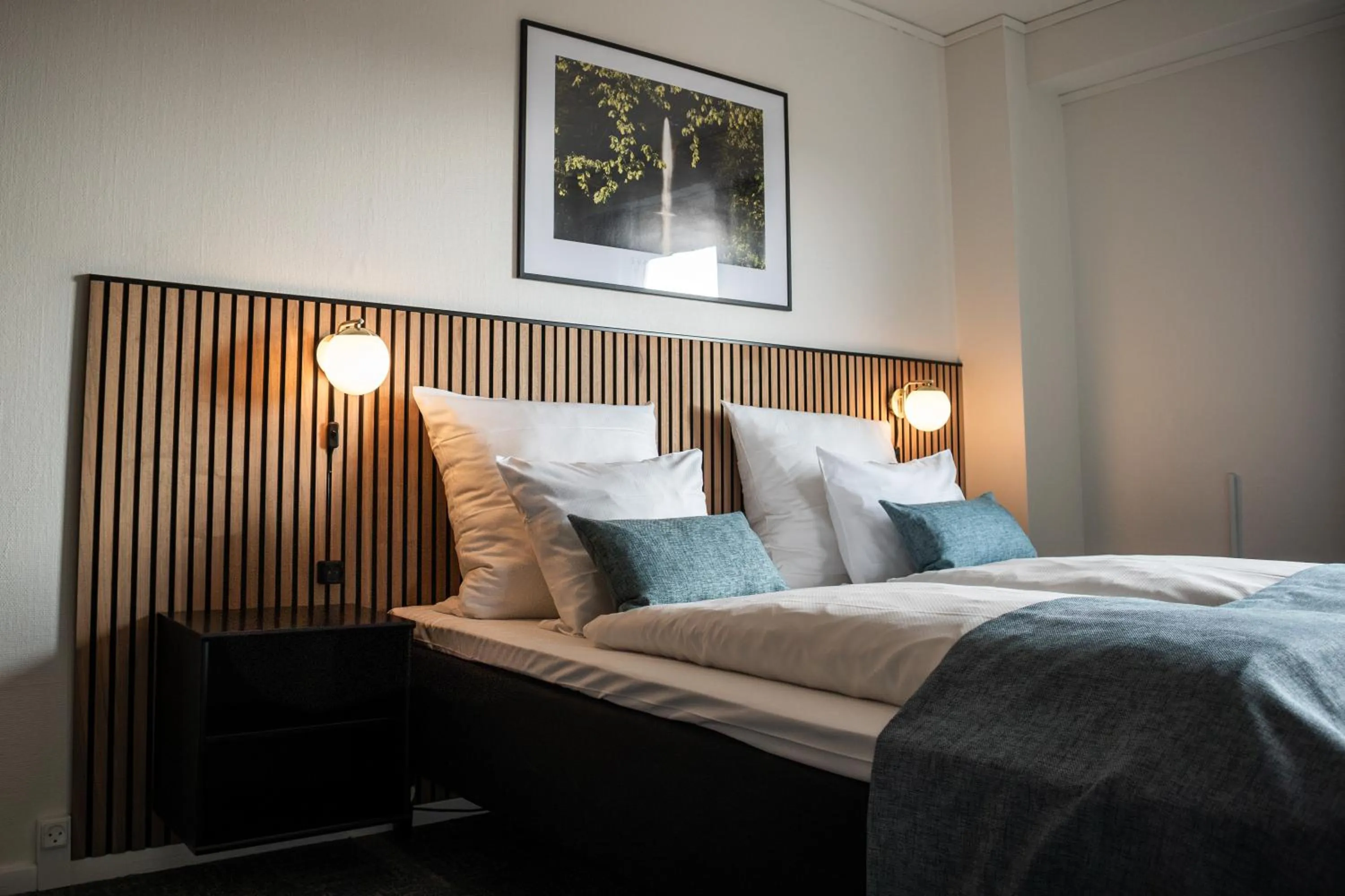 Bed in Hotel Phønix Hjørring