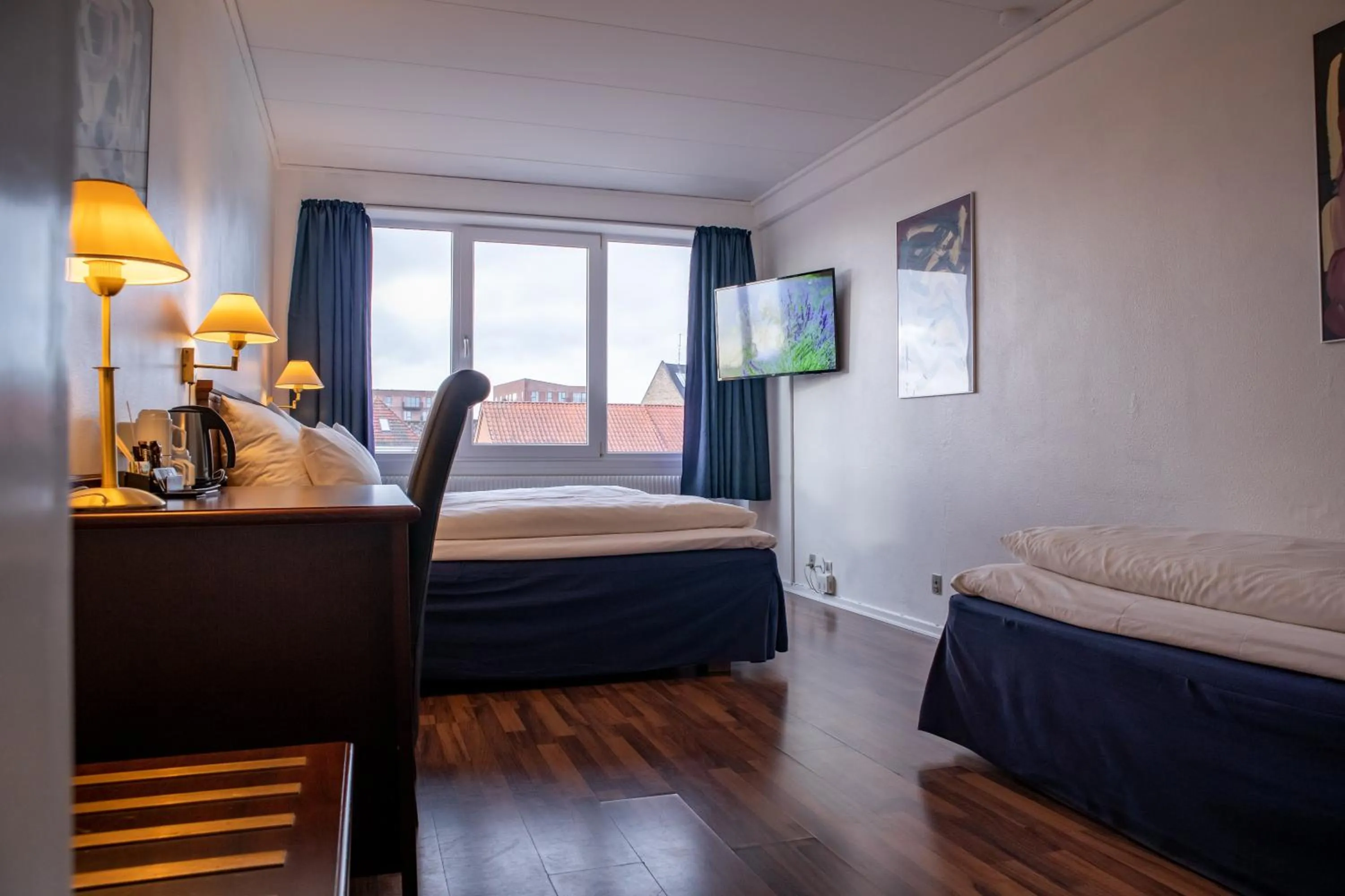 Bed in Hotel Phønix Hjørring