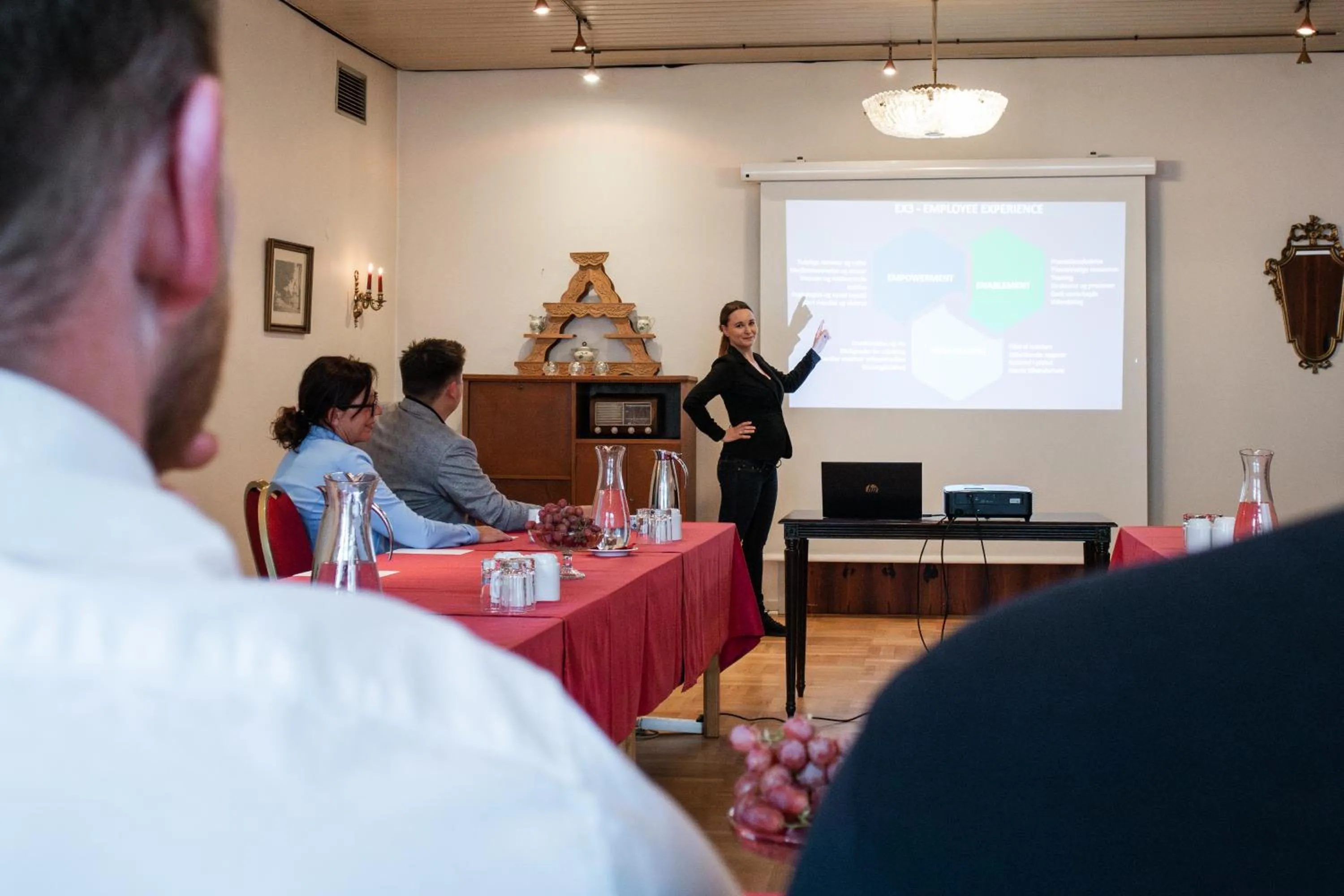 Meeting/conference room in Hotel Phønix Hjørring