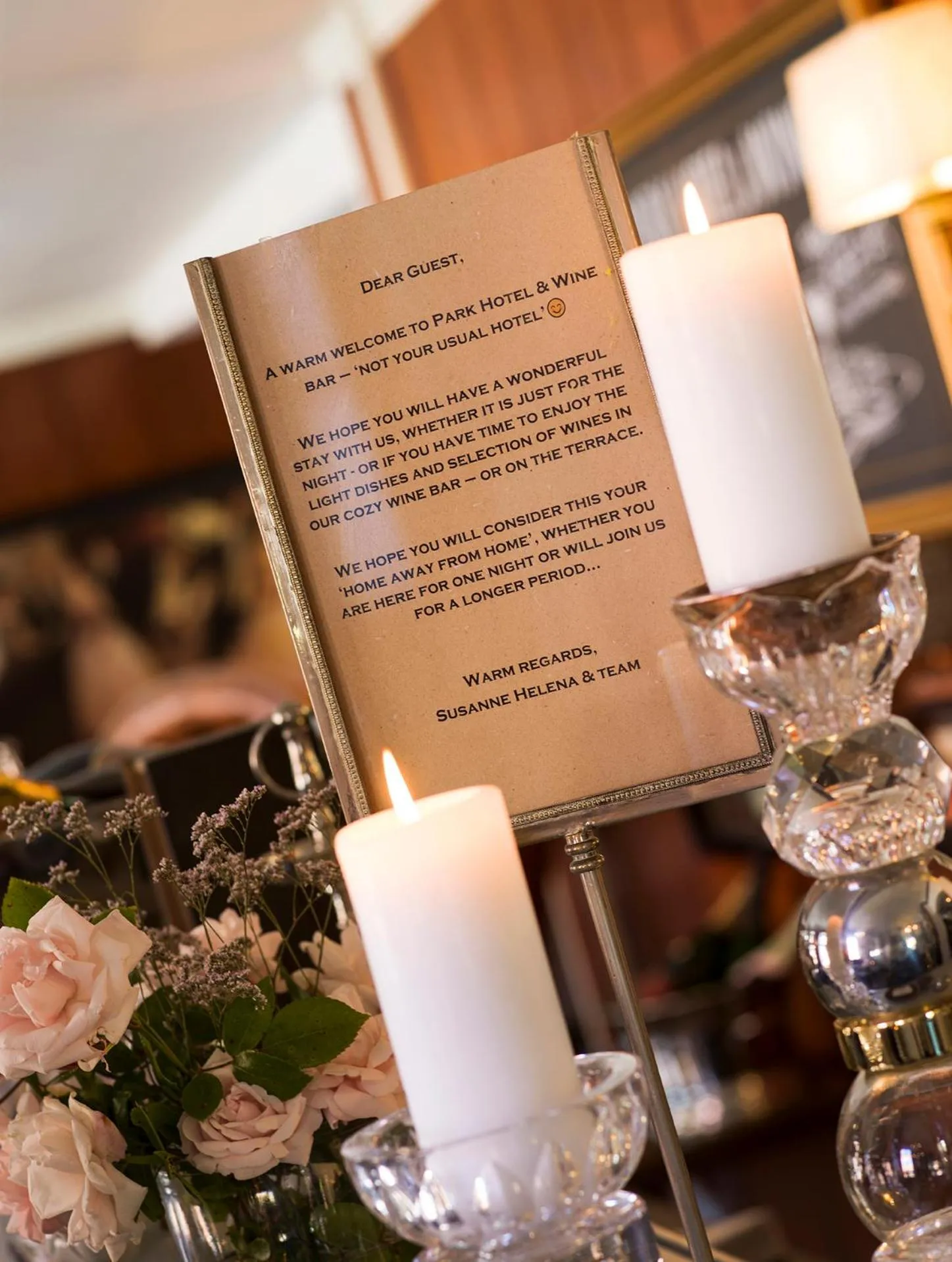 Lobby or reception in Park Hotel & Vinbar