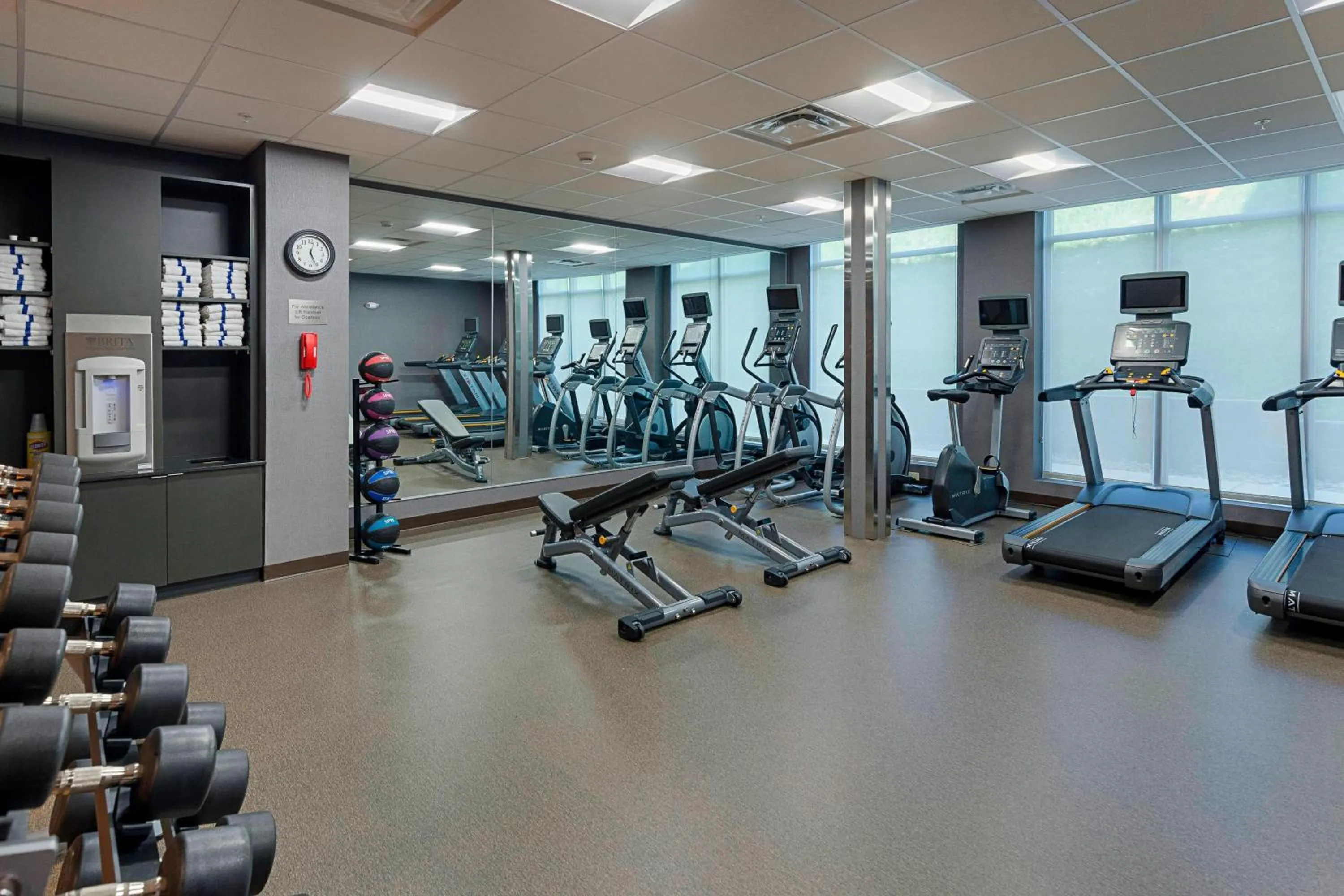 Fitness centre/facilities in Fairfield Inn & Suites by Marriott Abingdon