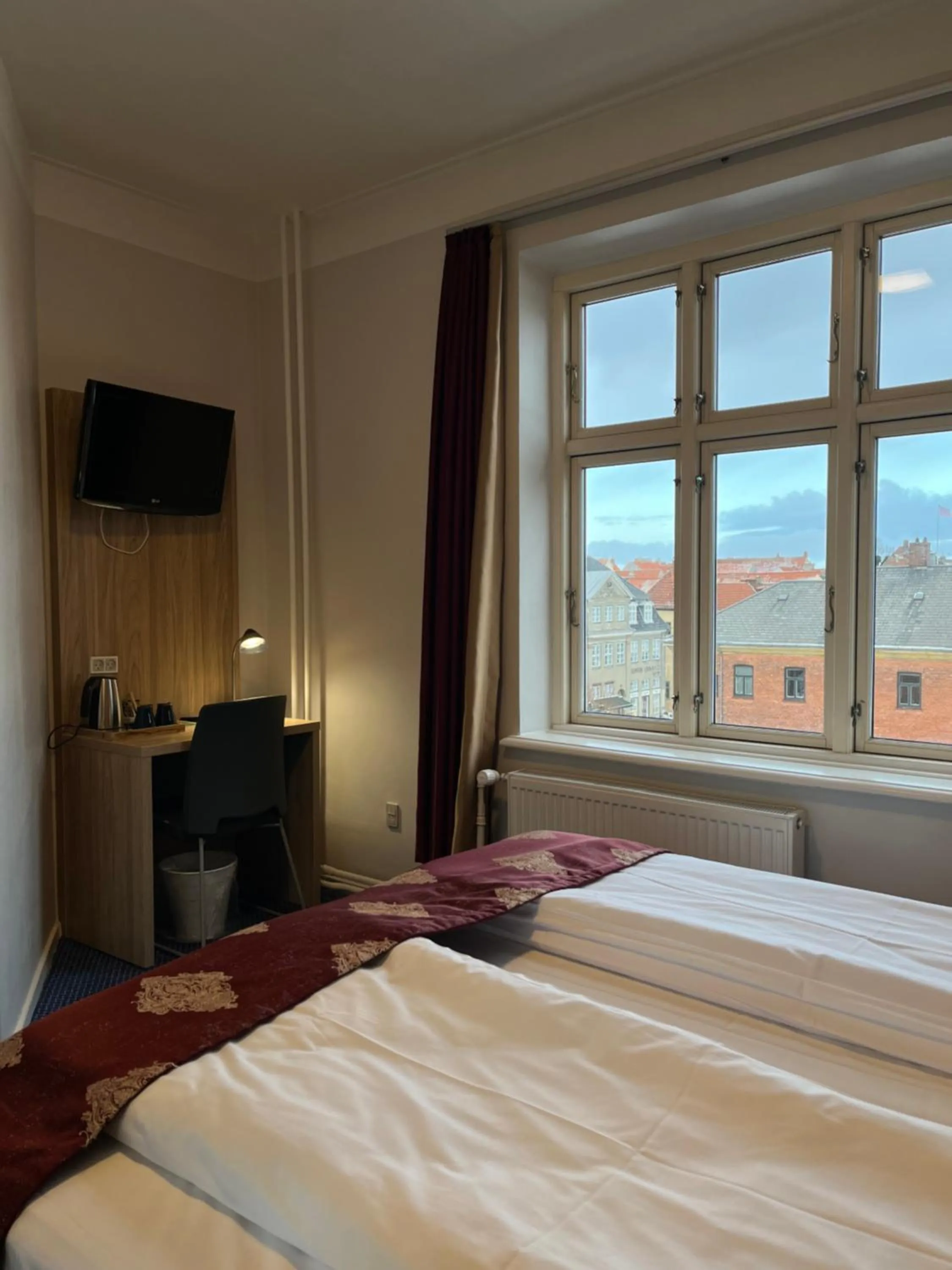 Bed in Hotel Skandia