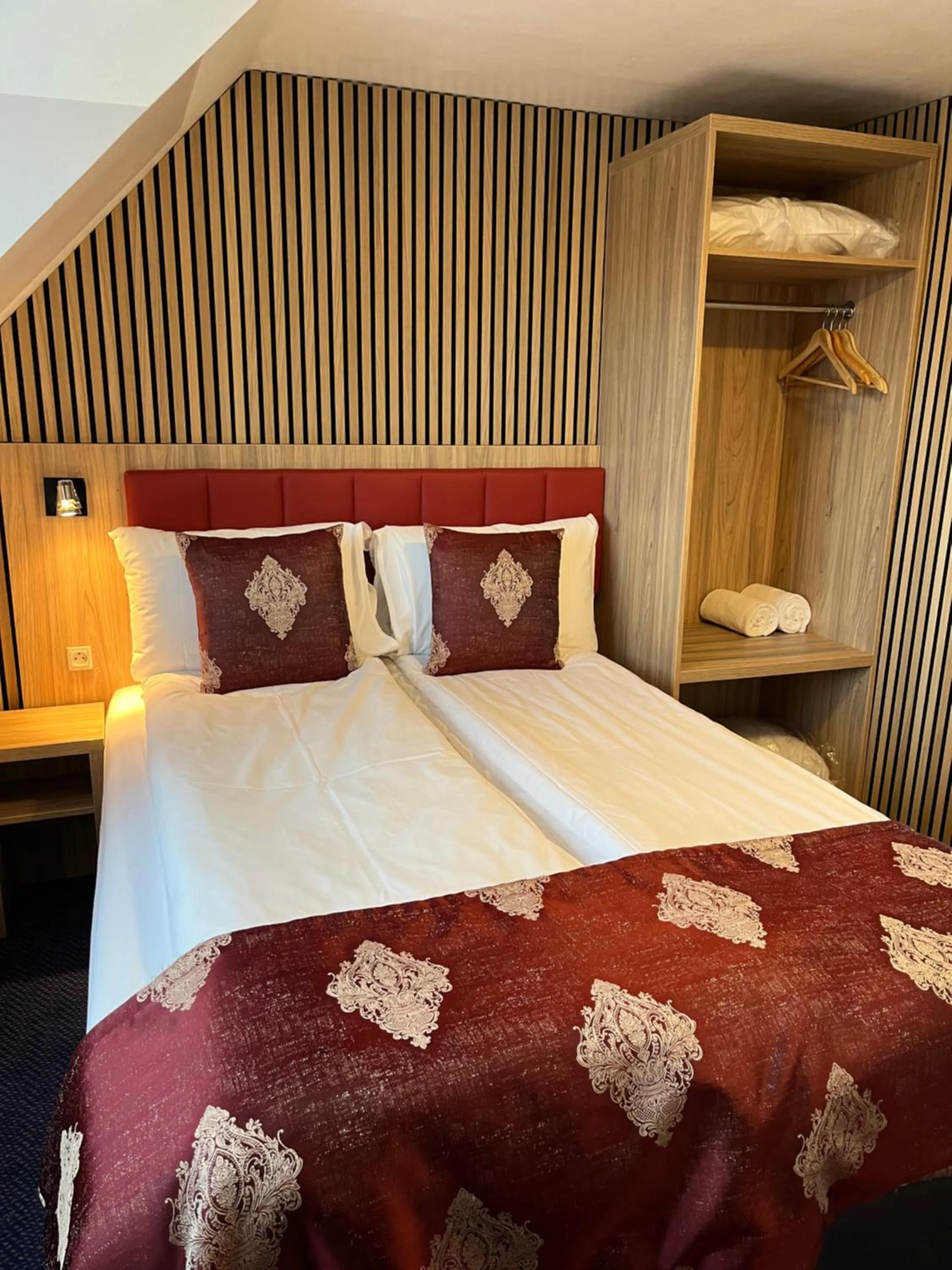 Bed in Hotel Skandia