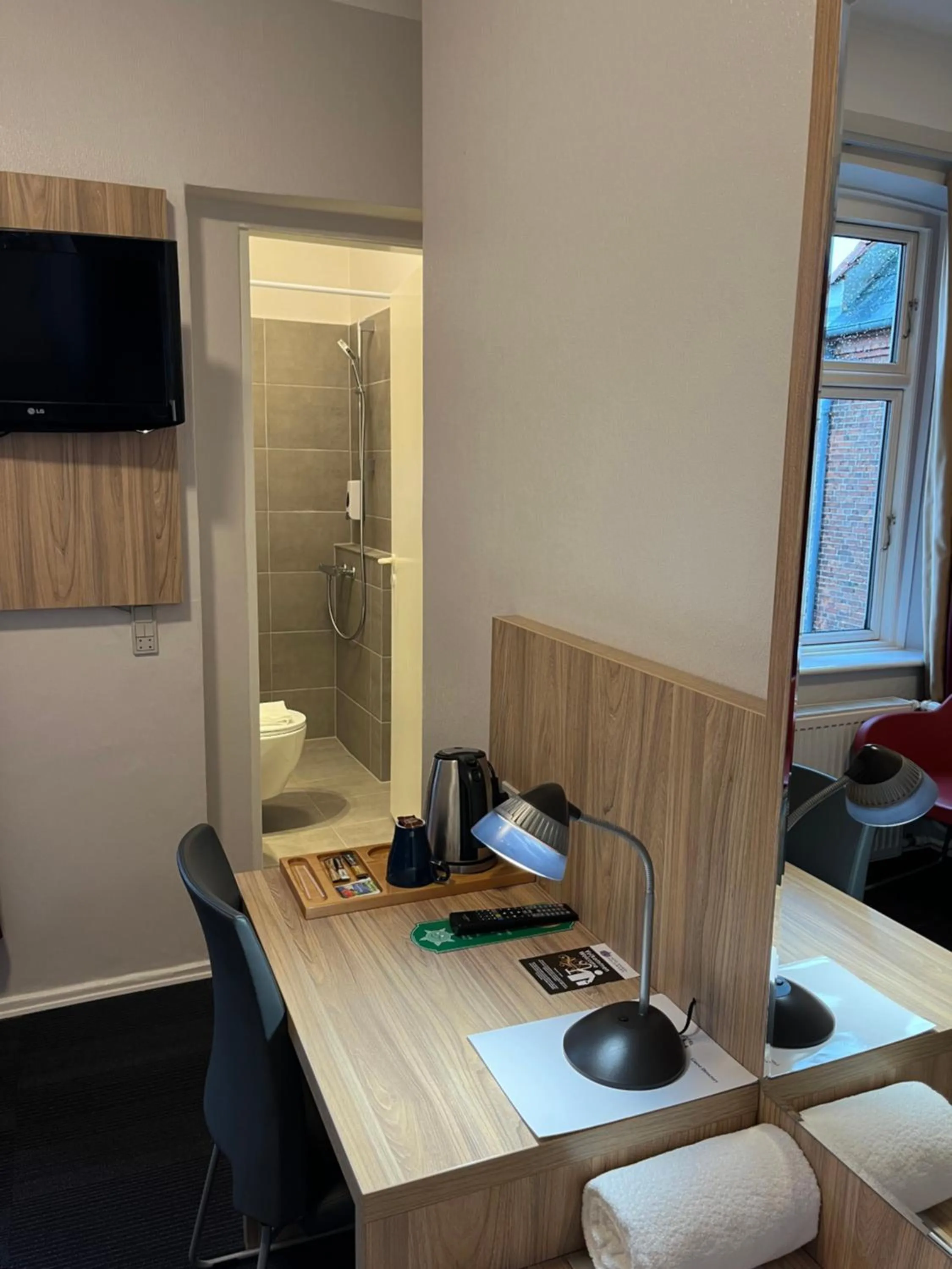 Bed in Hotel Skandia