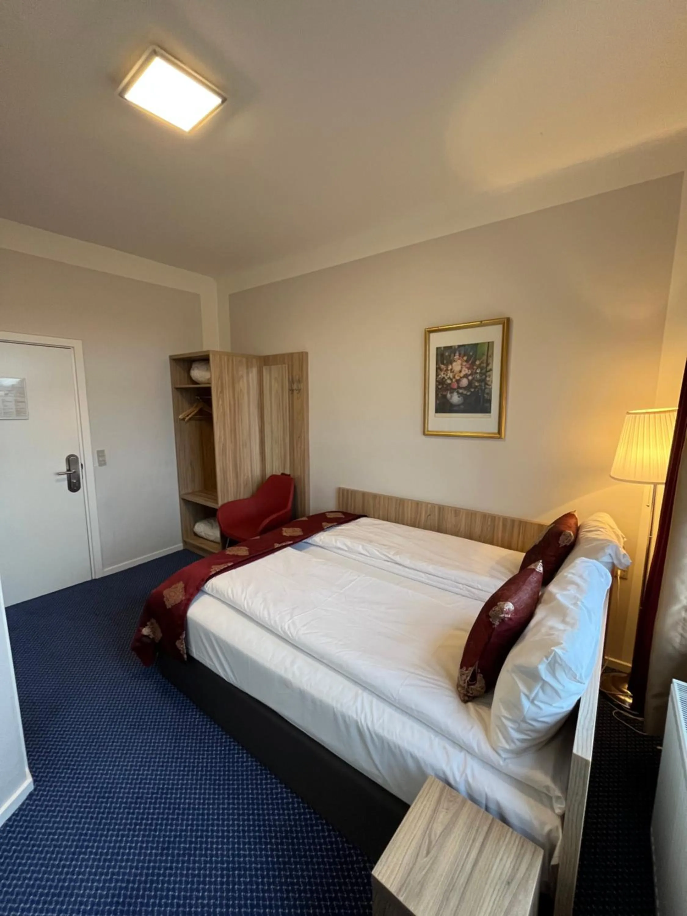 Bed in Hotel Skandia