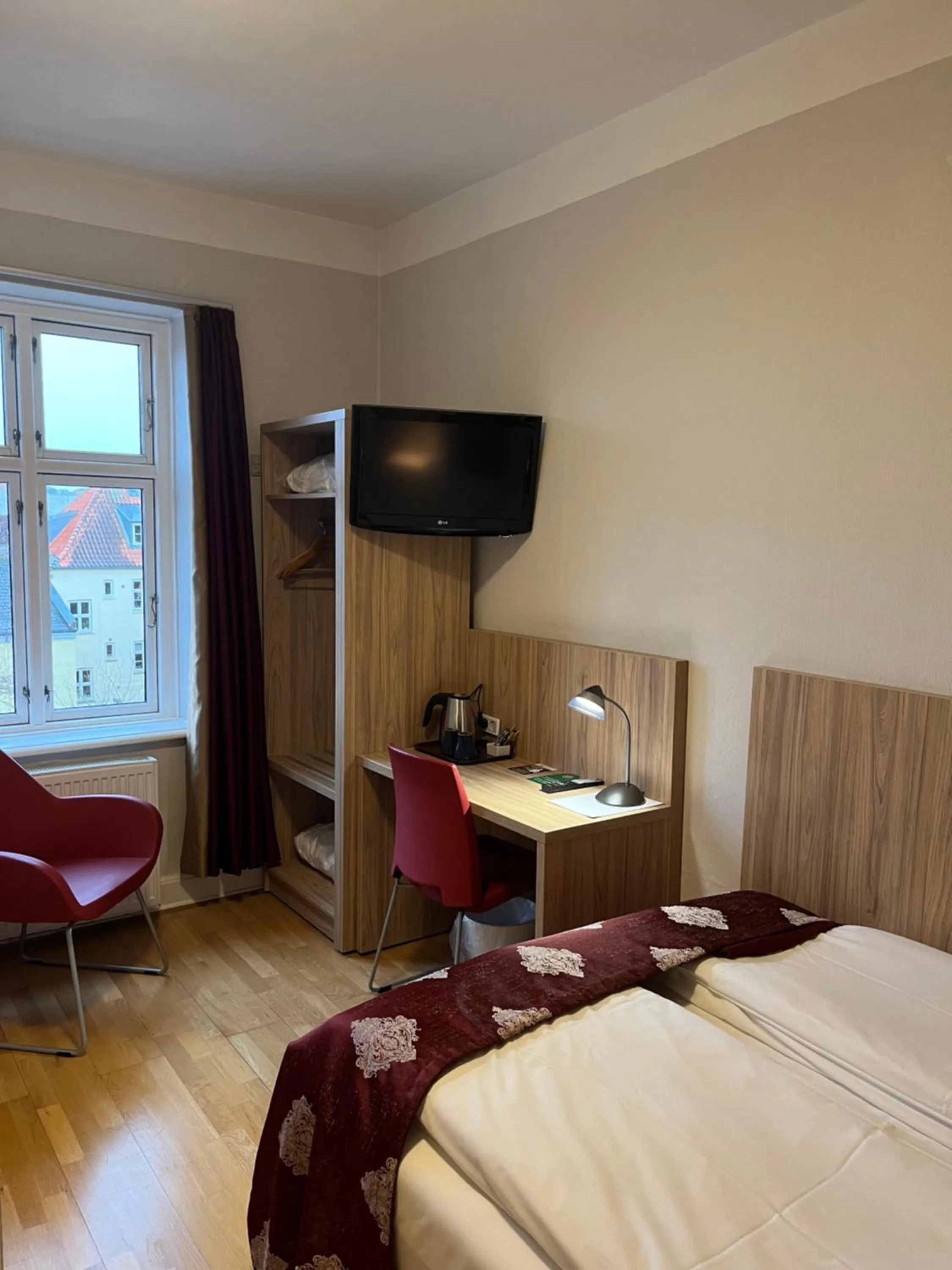 Bed in Hotel Skandia