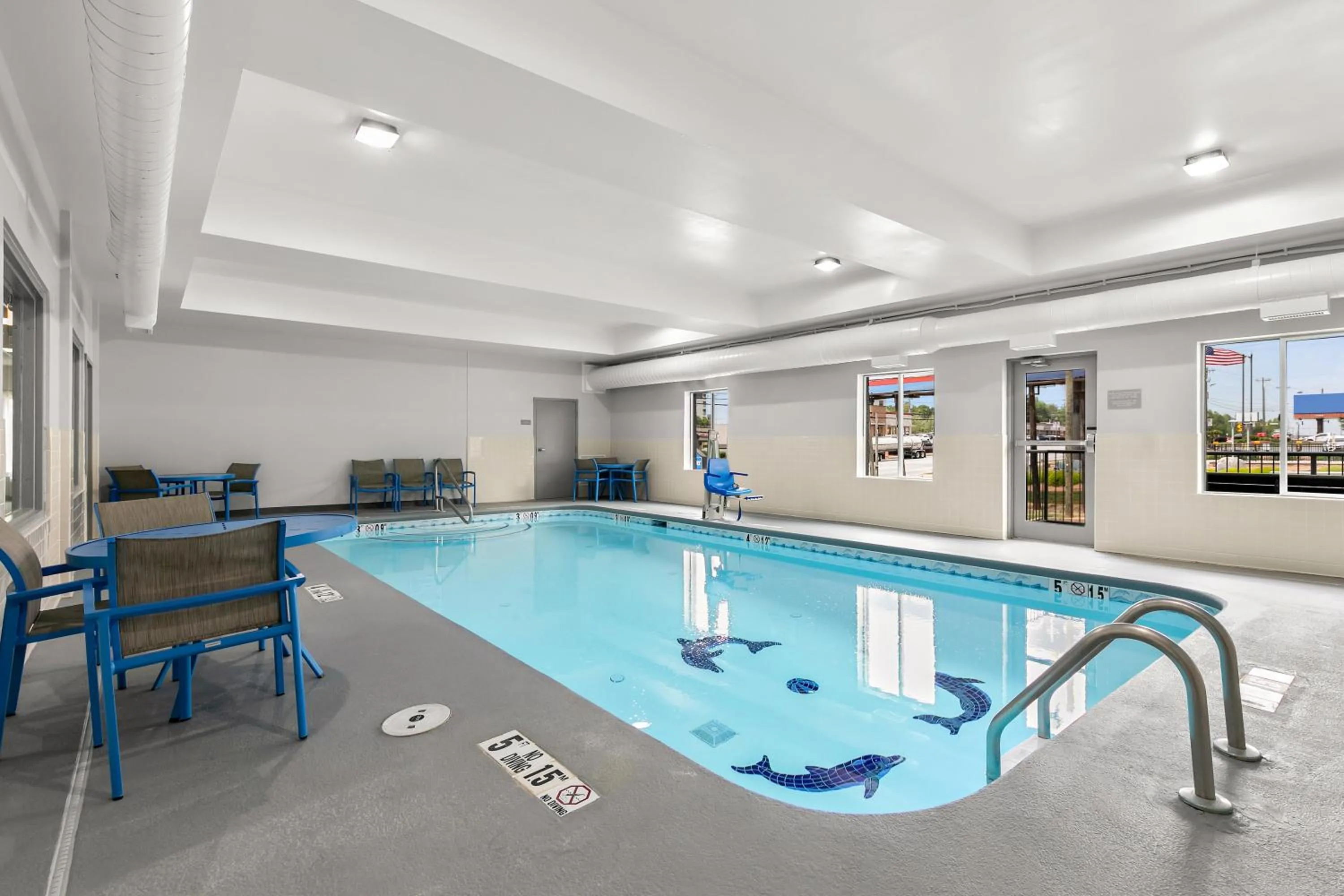 Swimming pool in Spark by Hilton Commerce, GA