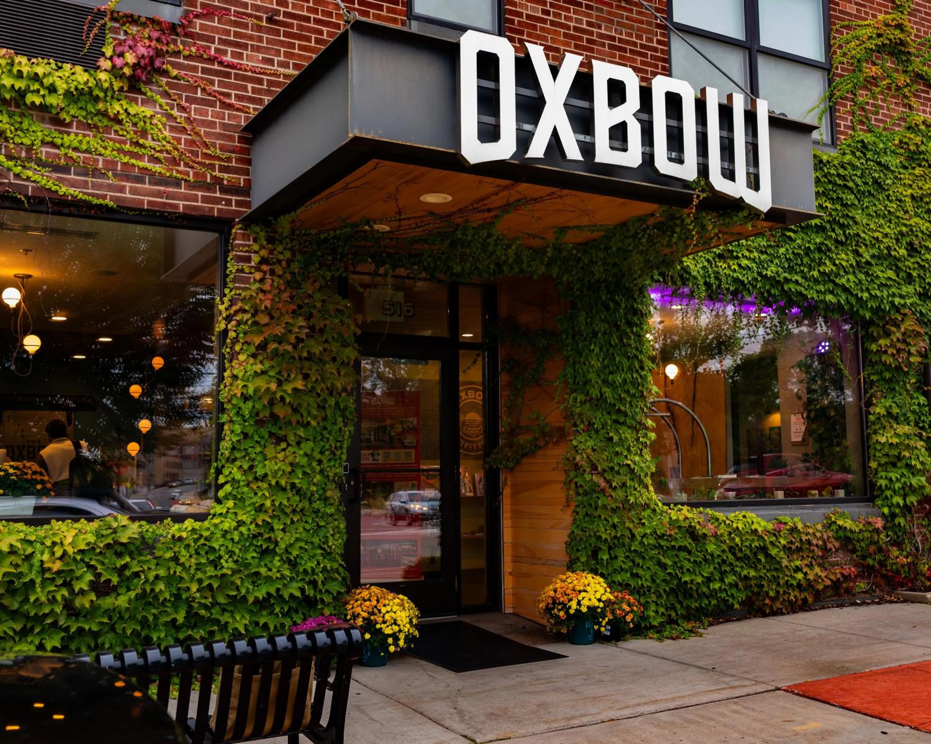 Facade/entrance in The Oxbow Hotel