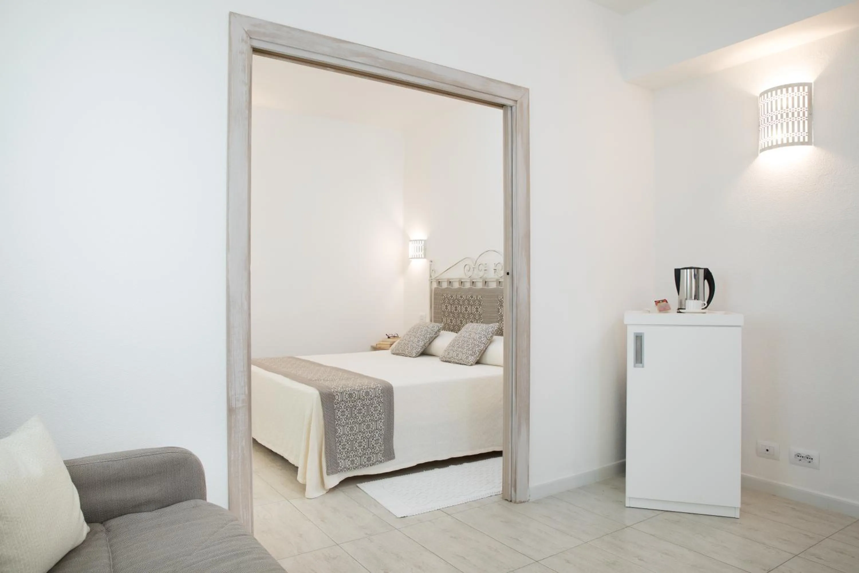 Bed in Hotel Flamingo