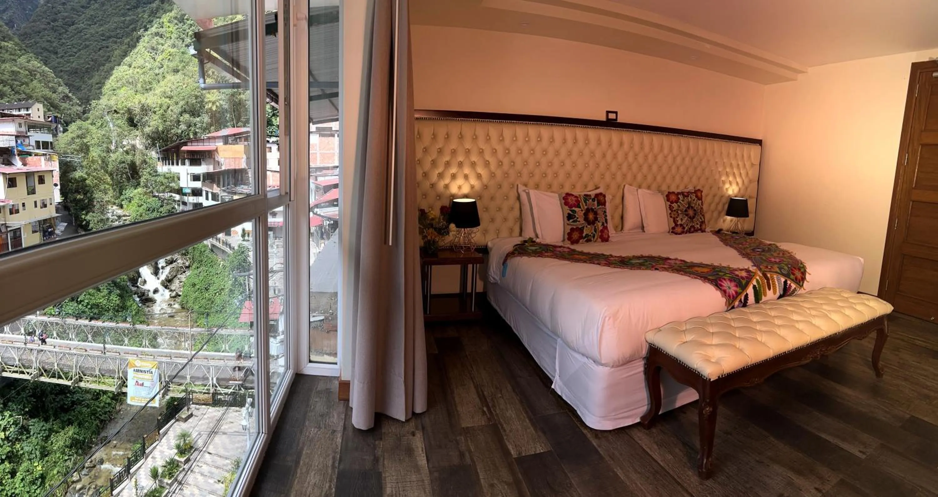 Mountain view, Bed in Jaya Machu Picchu Boutique Hotel